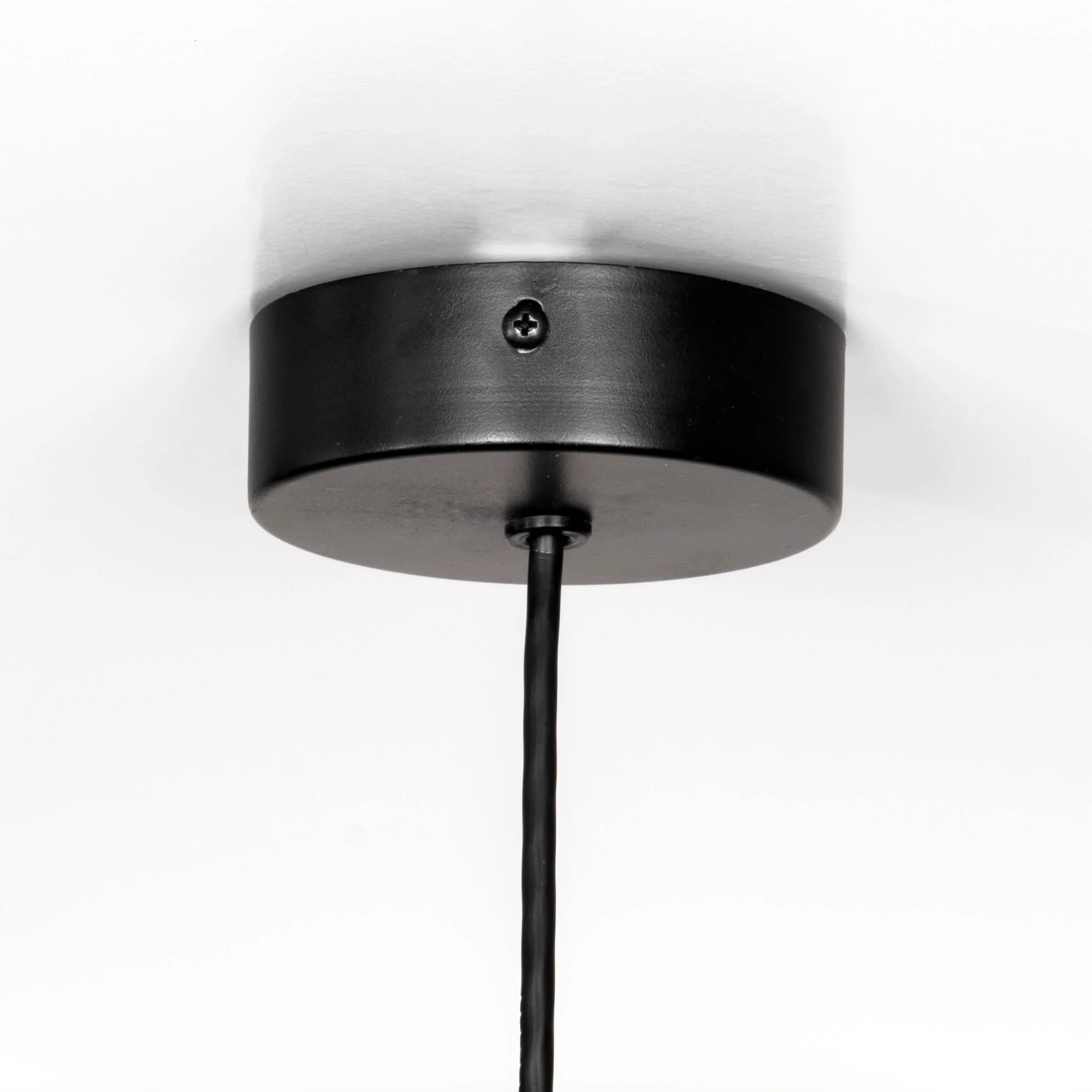10-inch Rattan Iron Campana Pendant Lamp | Black - Image 3