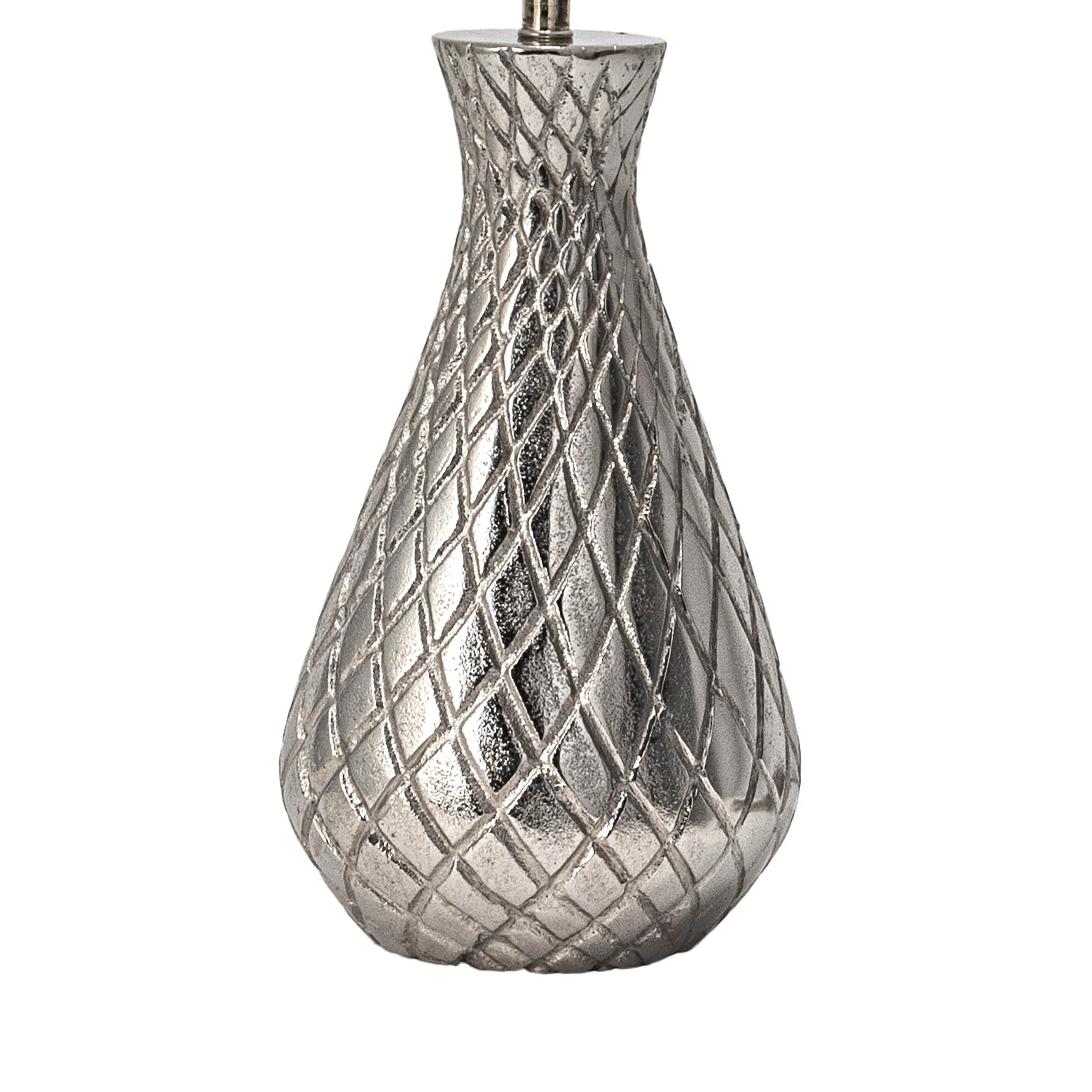 22-inch Aluminum Spiked Vase Table Lamp | Nickel - Image 3