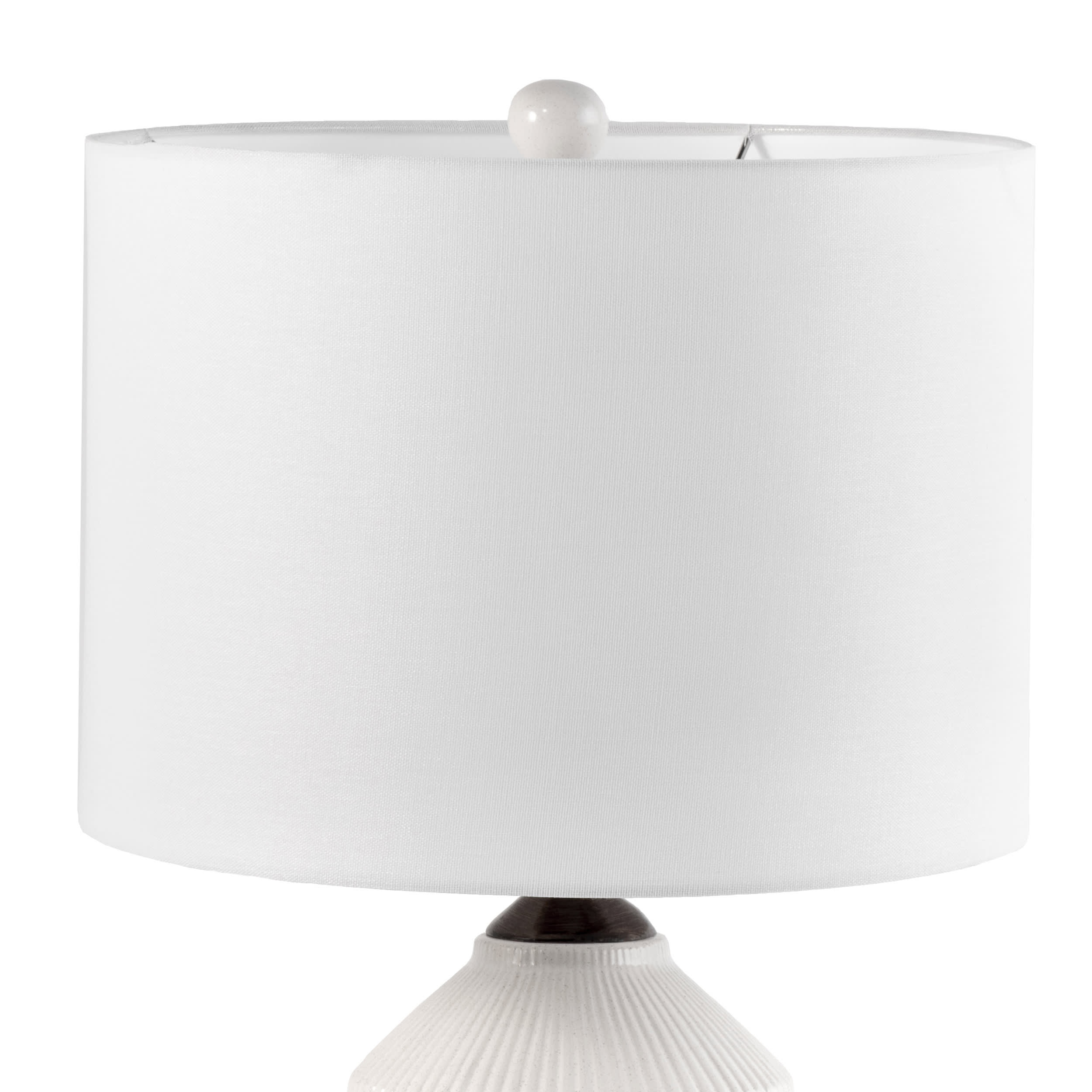24-inch Bridget Ceramic Table Lamp | Cream - Image 6