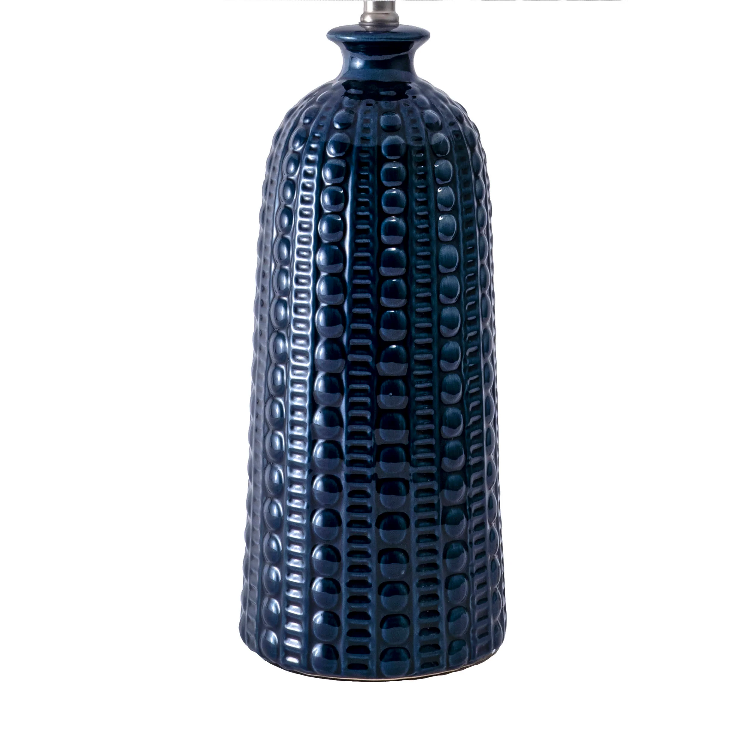 30-inch Polona Ceramic Table Lamp | Navy - Image 3