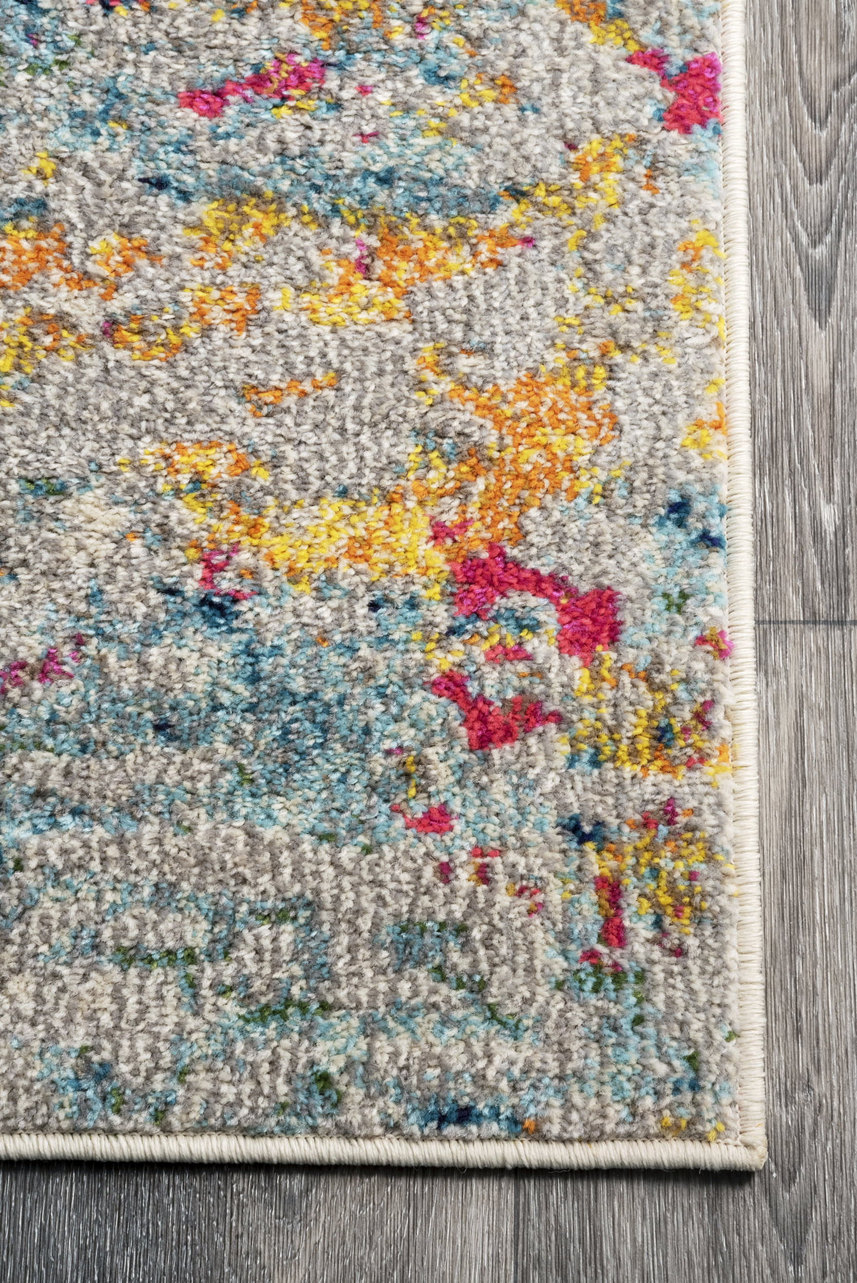 Abstract Nebula Rug | Multicolor - Image 3