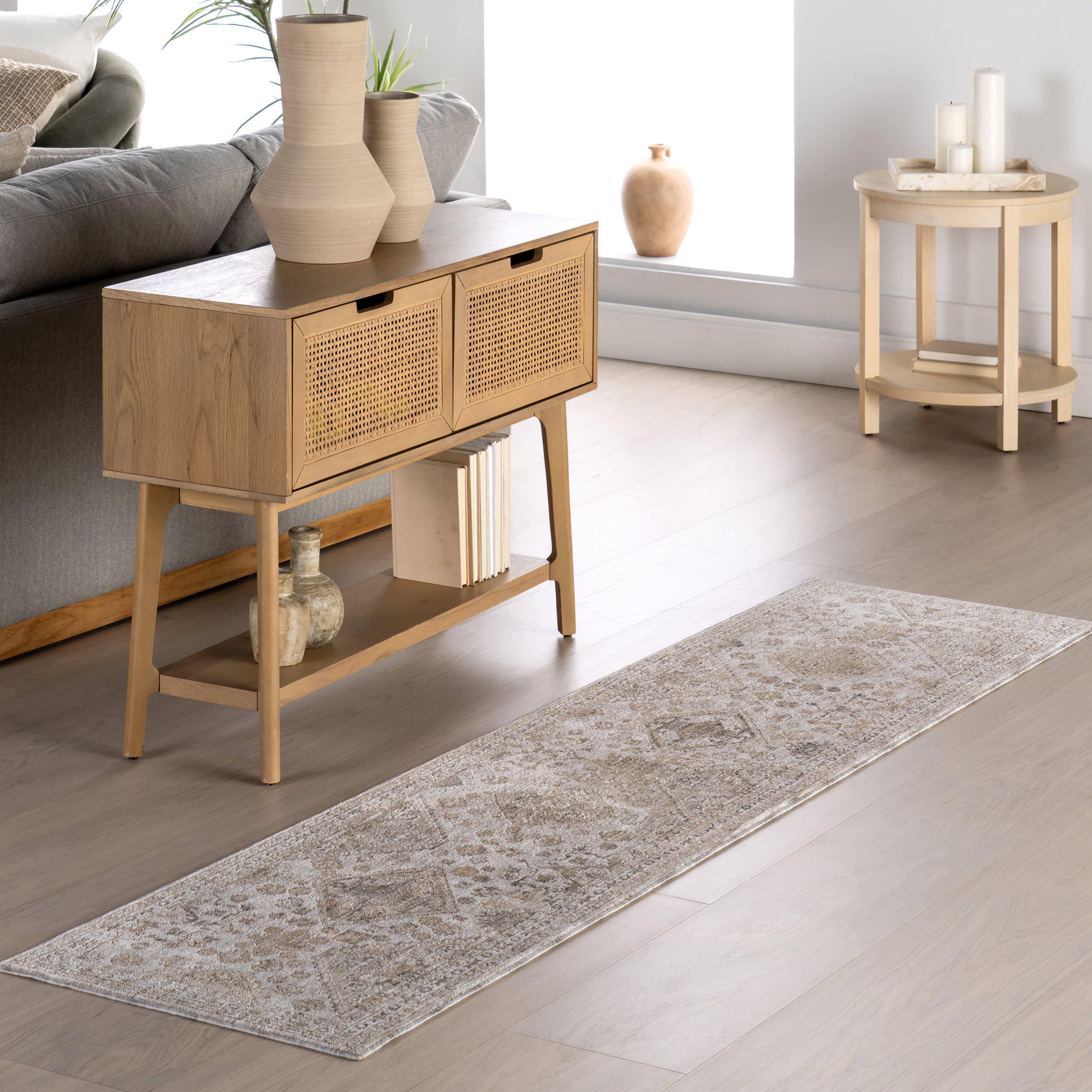Adah Vintage Rug | Taupe - Image 2