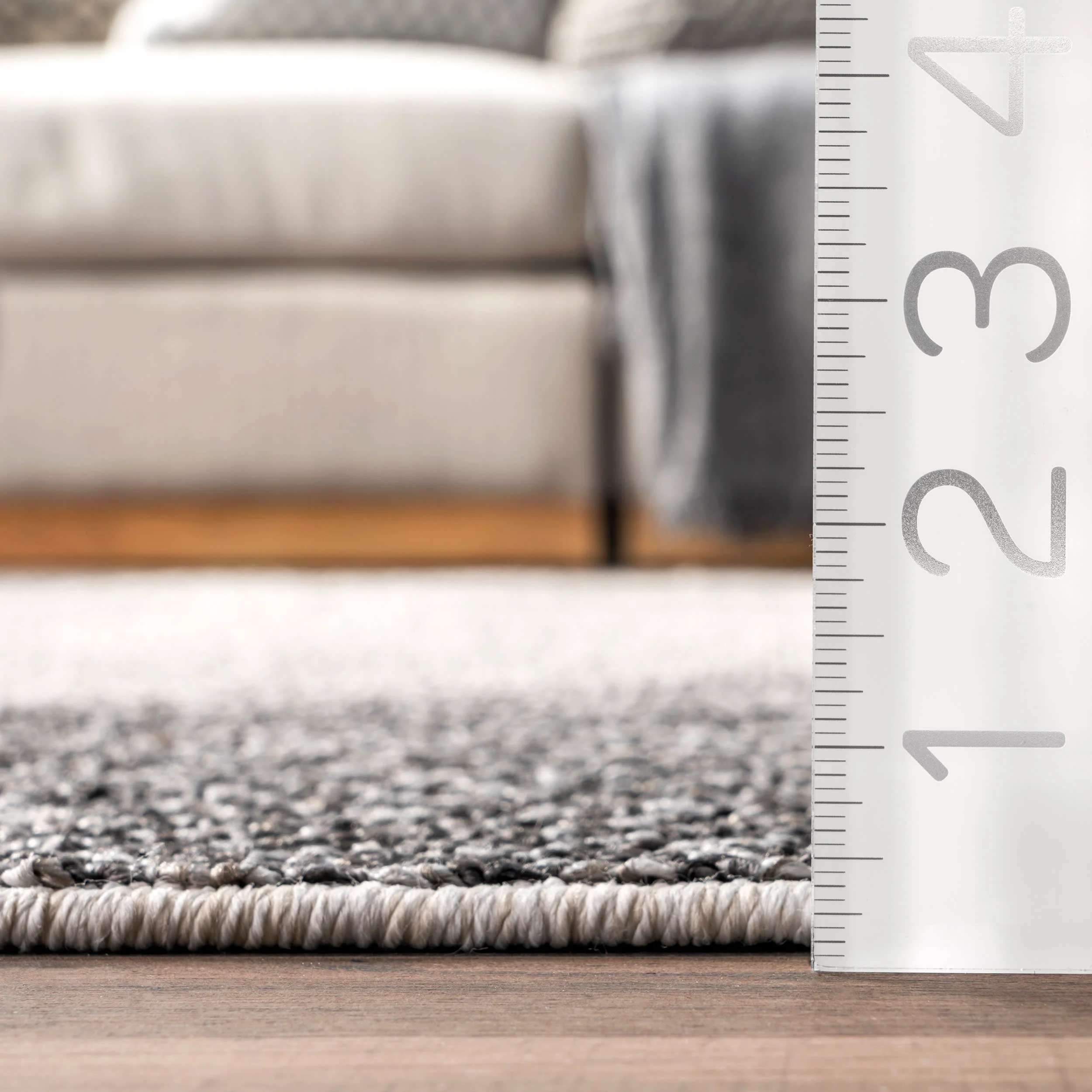 Adessa Classic Lattice Rug | Light Grey - Image 5