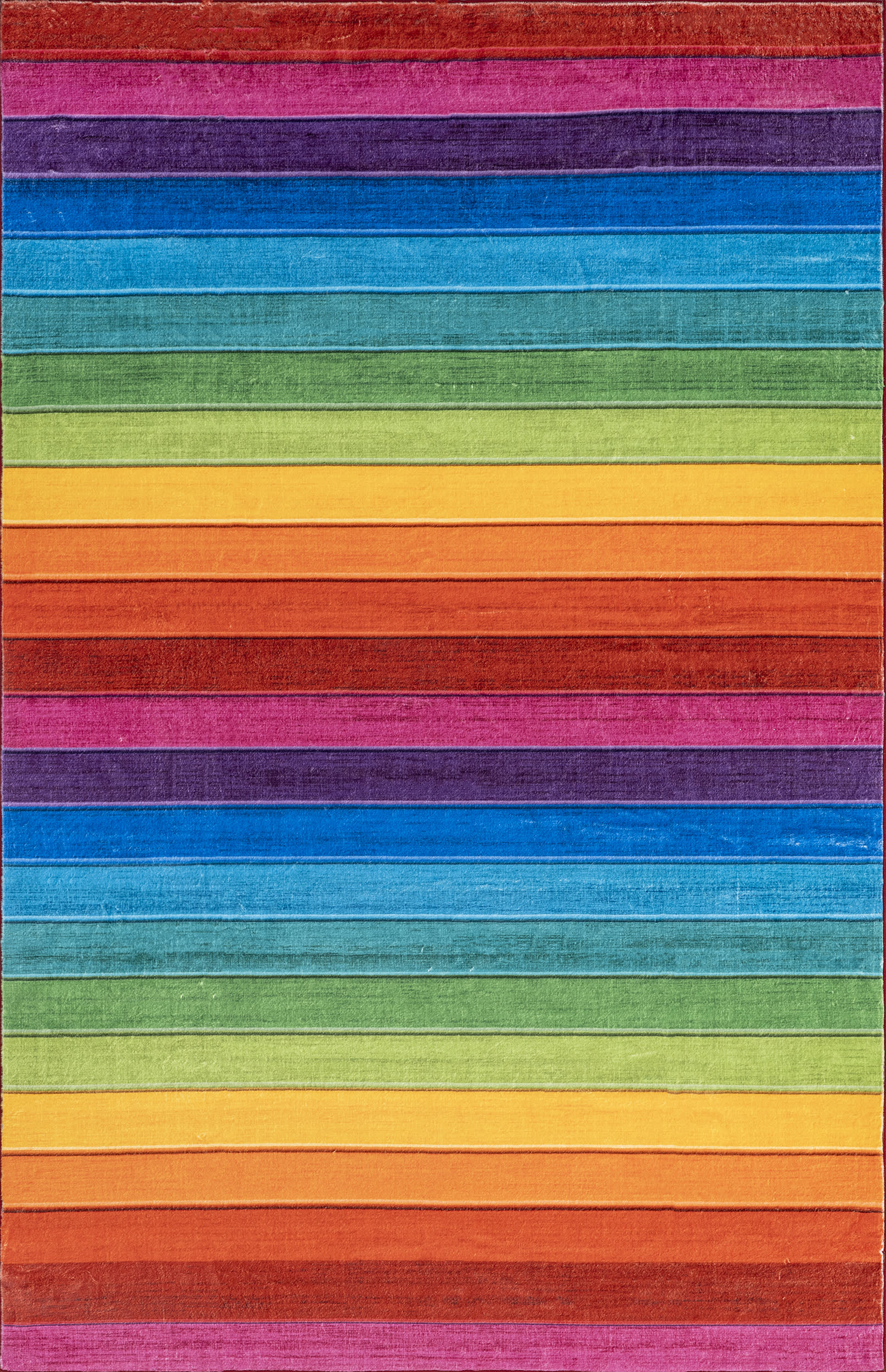 Agni Kids Washable Rainbow Rug | Multicolor