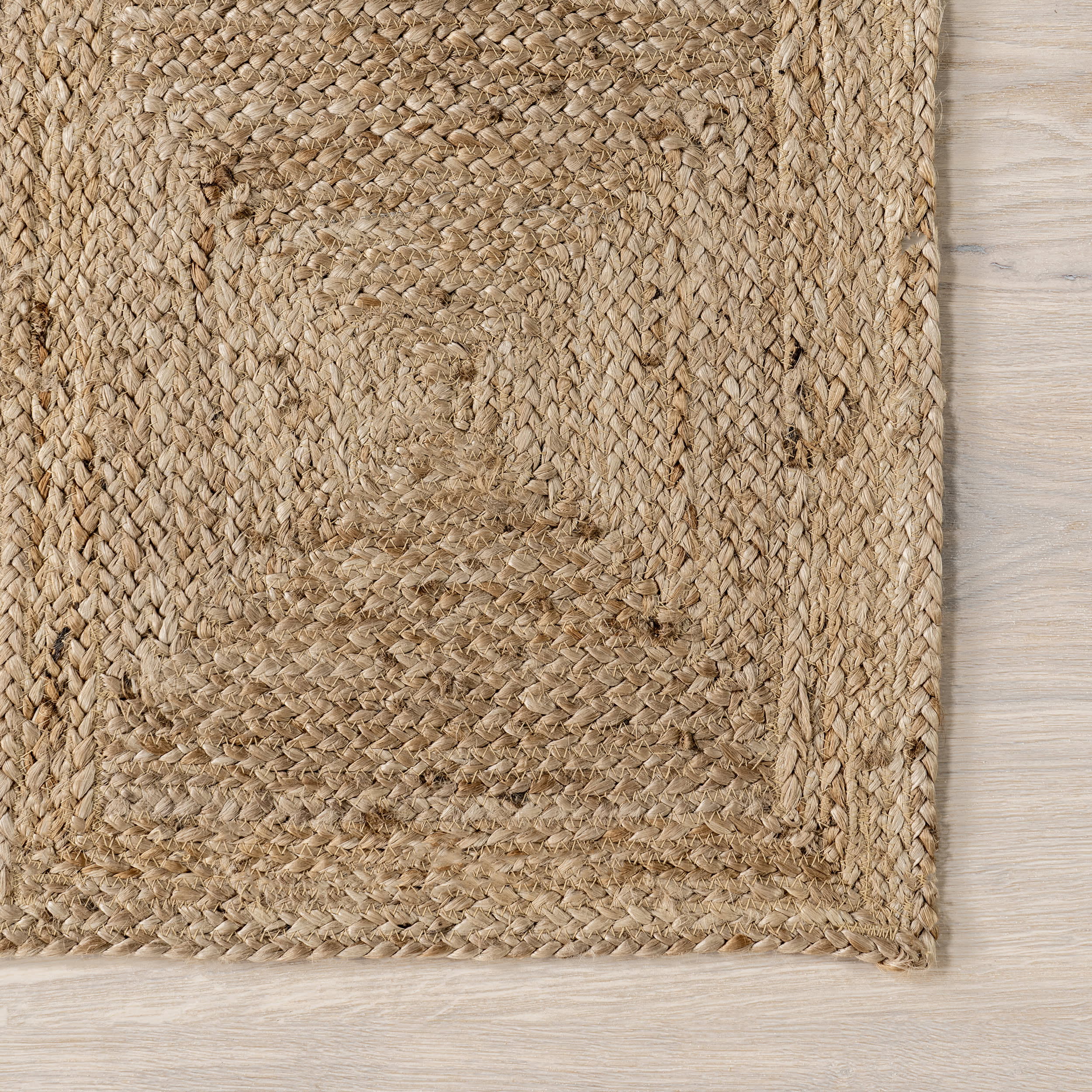 Ainslee Jute Bleached Trellis Rug | Natural - Image 3