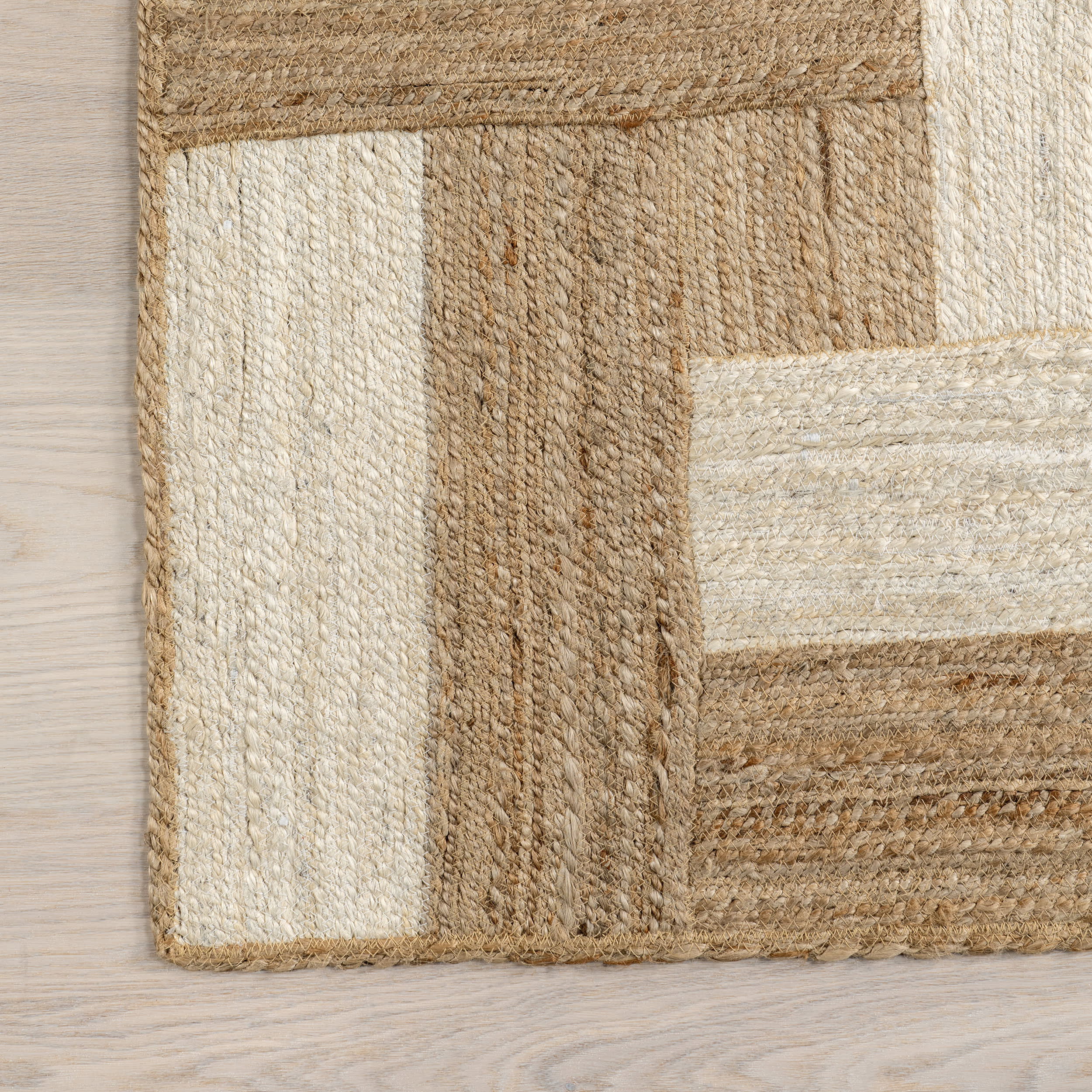 Akia Geometric Rug | Natural - Image 3