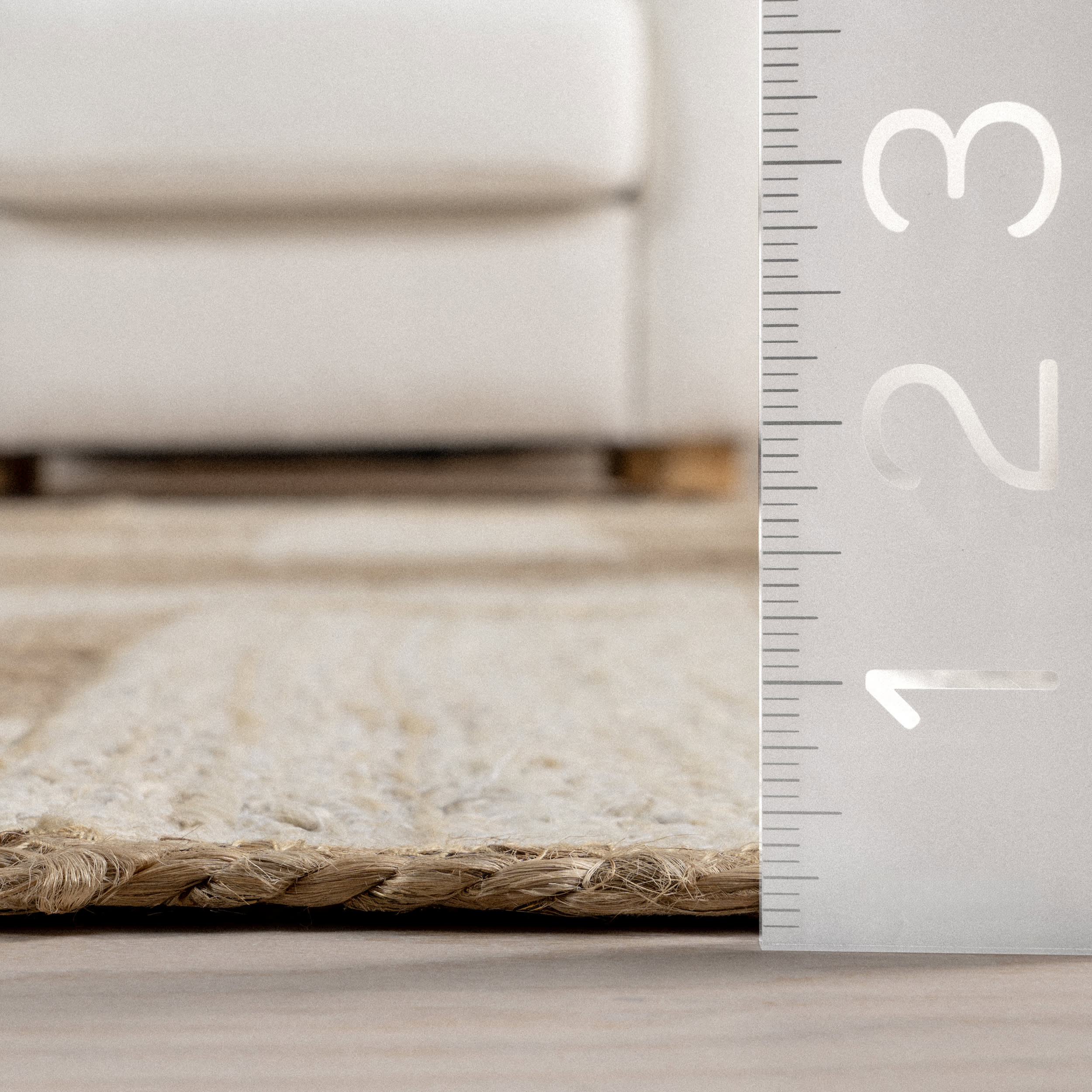 Akia Geometric Rug | Natural - Image 5