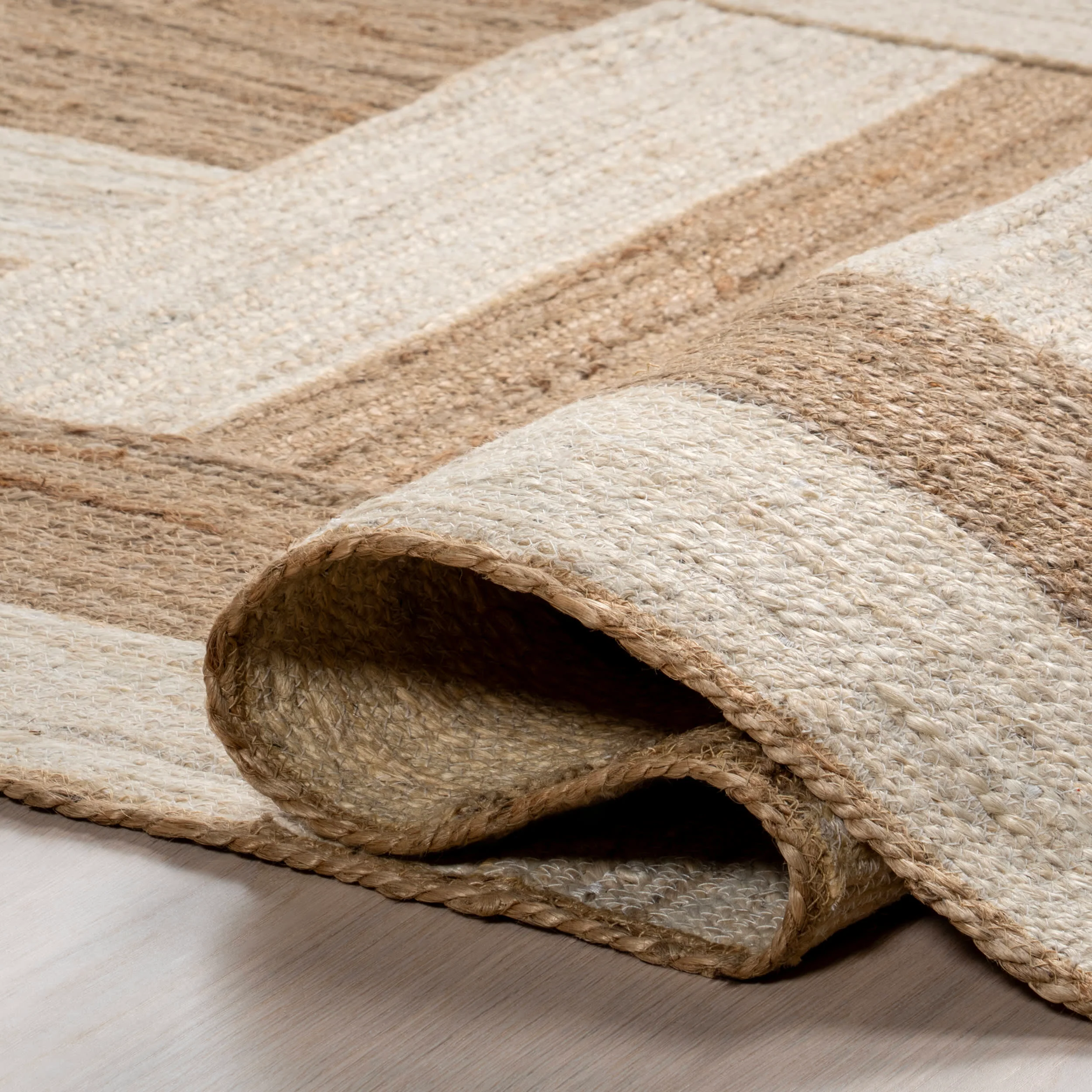 Akia Geometric Rug | Natural - Image 8