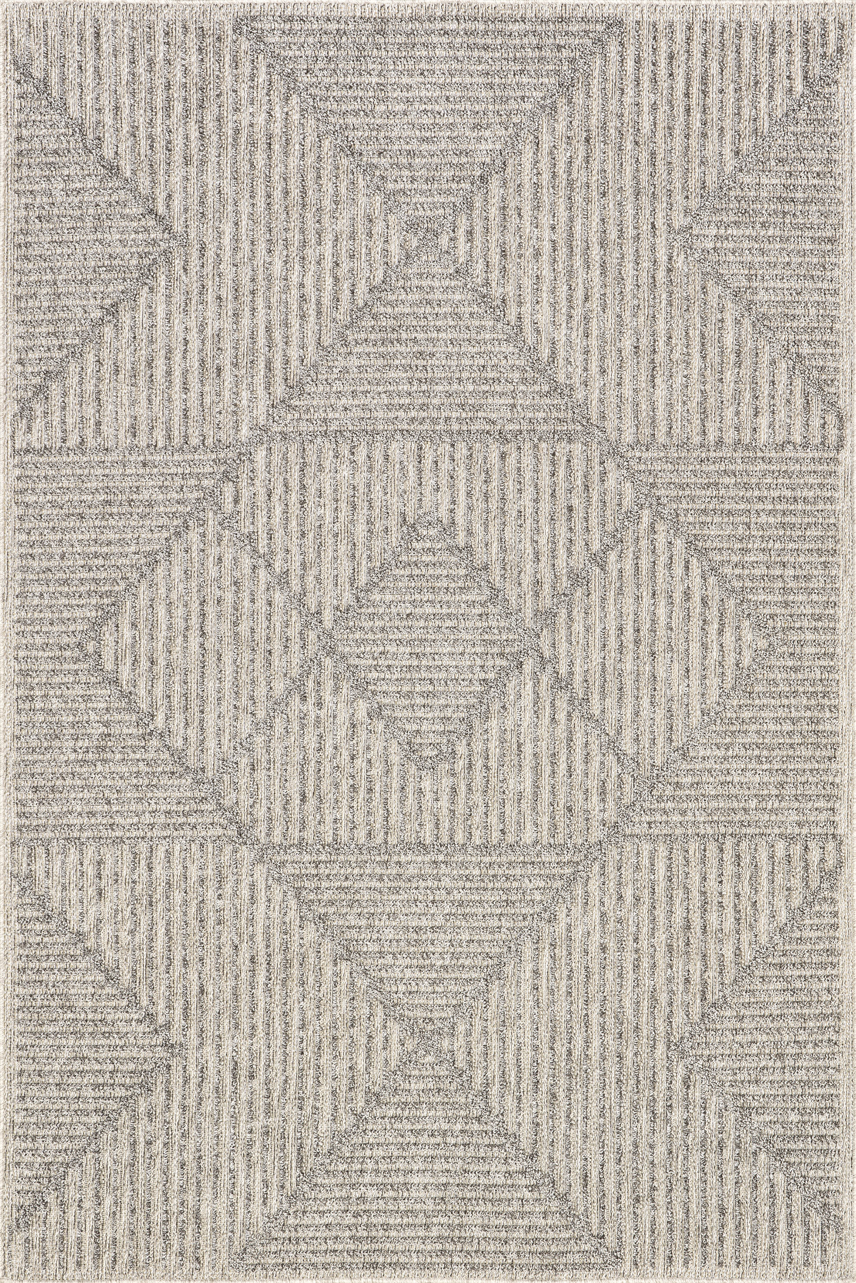 Alexa Trellis Indoor/Outdoor Rug | Beige