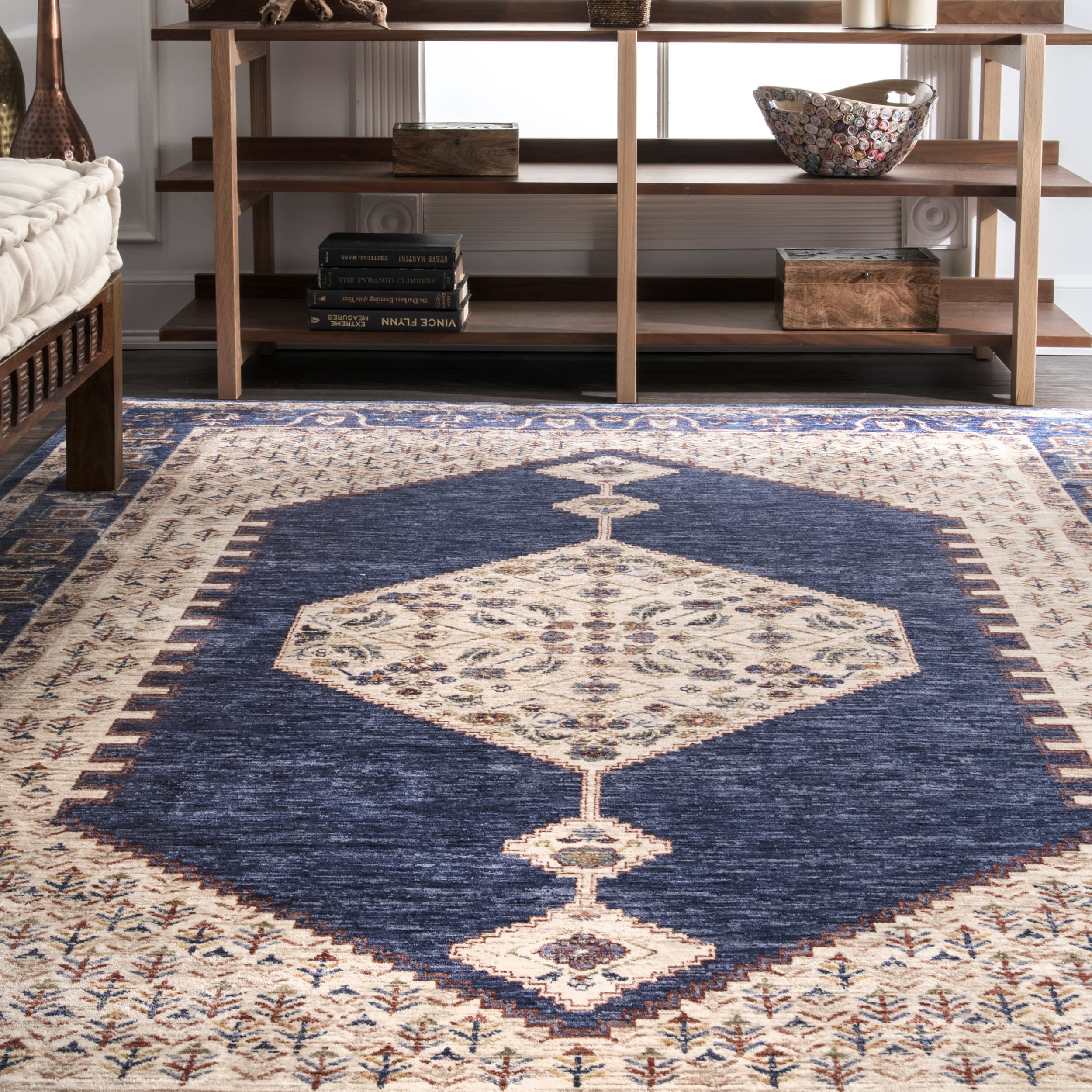 Alexandros Rug | Blue - Image 4