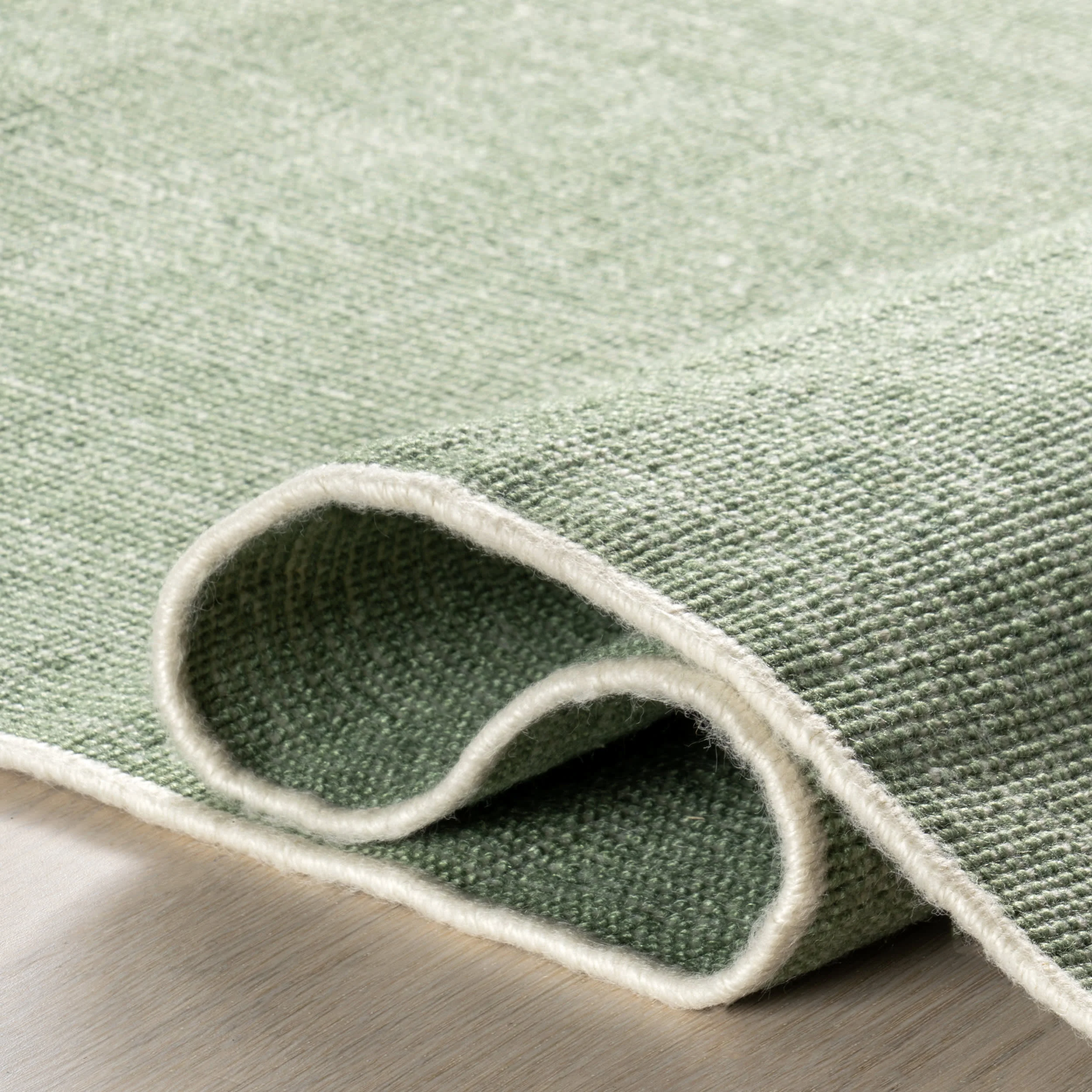 Alira Solid Indoor/Outdoor Rug | Green - Image 9