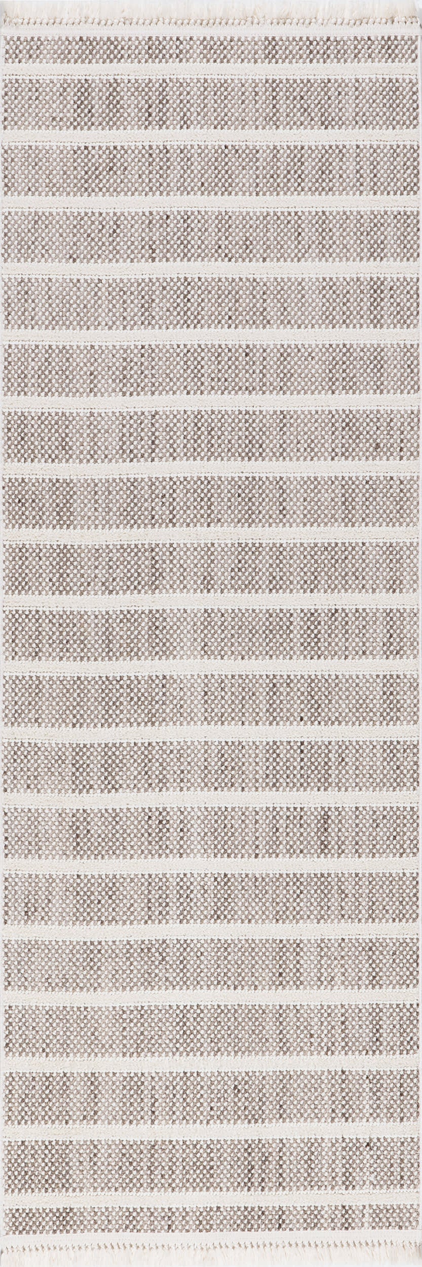 Alison Striped Rug | Ivory