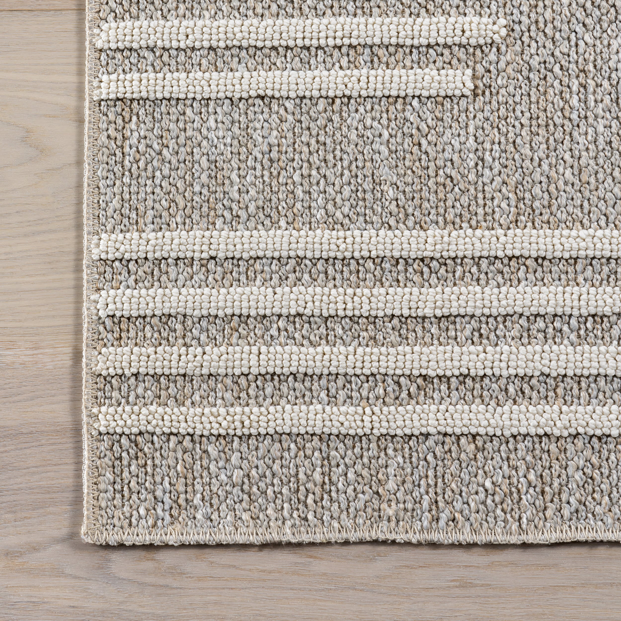 Allyson Hexagon Washable Rug | Beige - Image 4