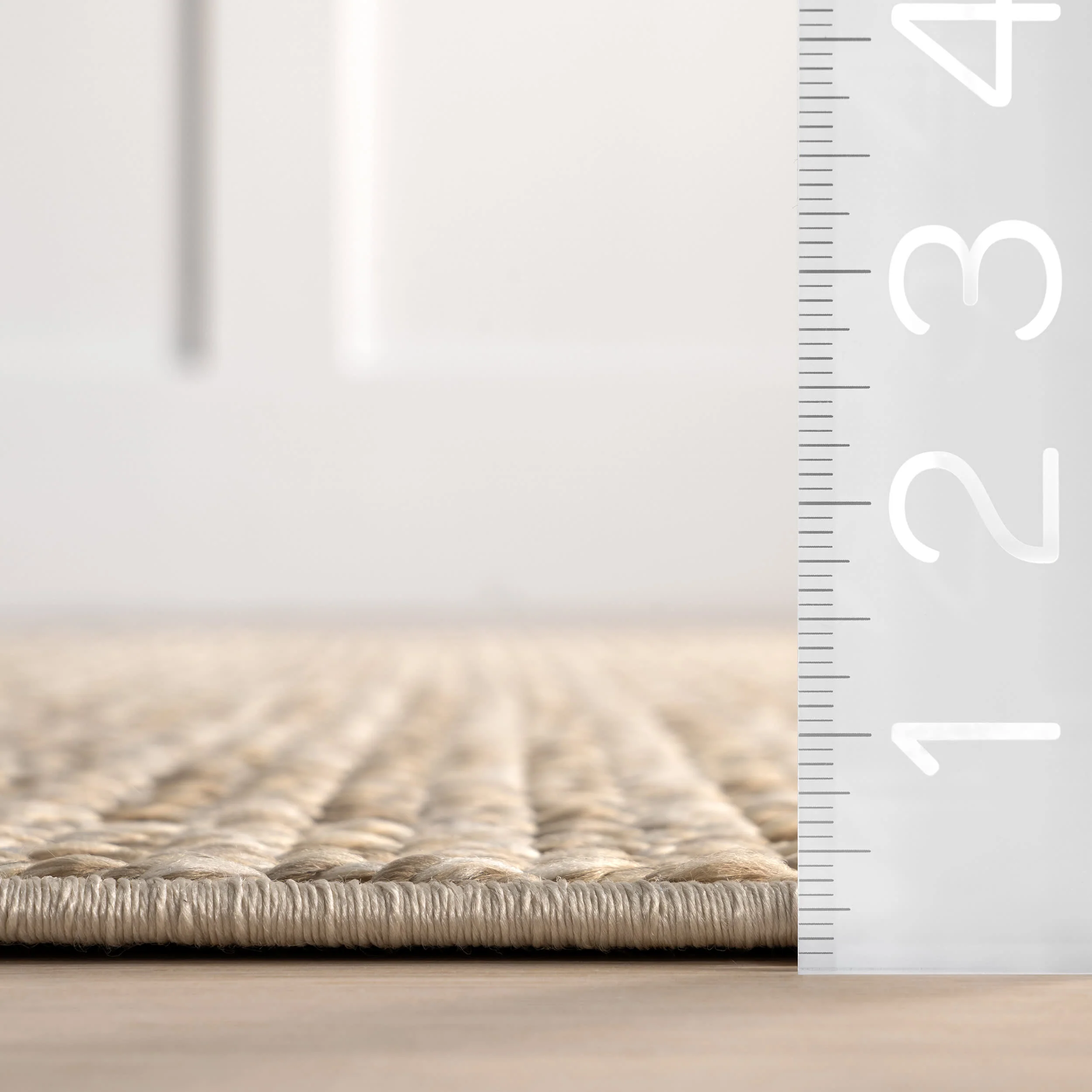 Alora Textured Geometric Indoor/Outdoor Rug | Beige - Image 6