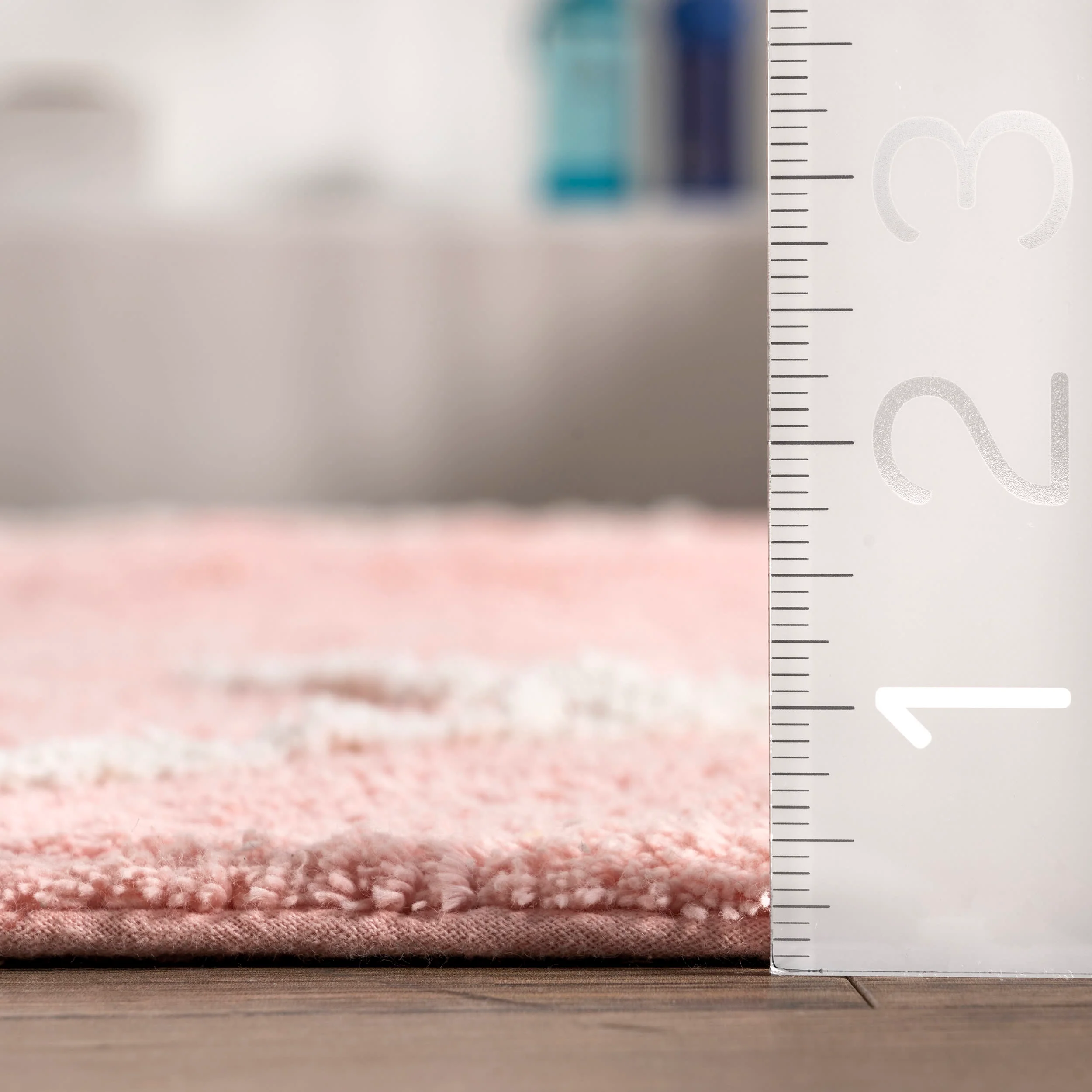 Alphabet Nursery Washable Rug | Pink - Image 5