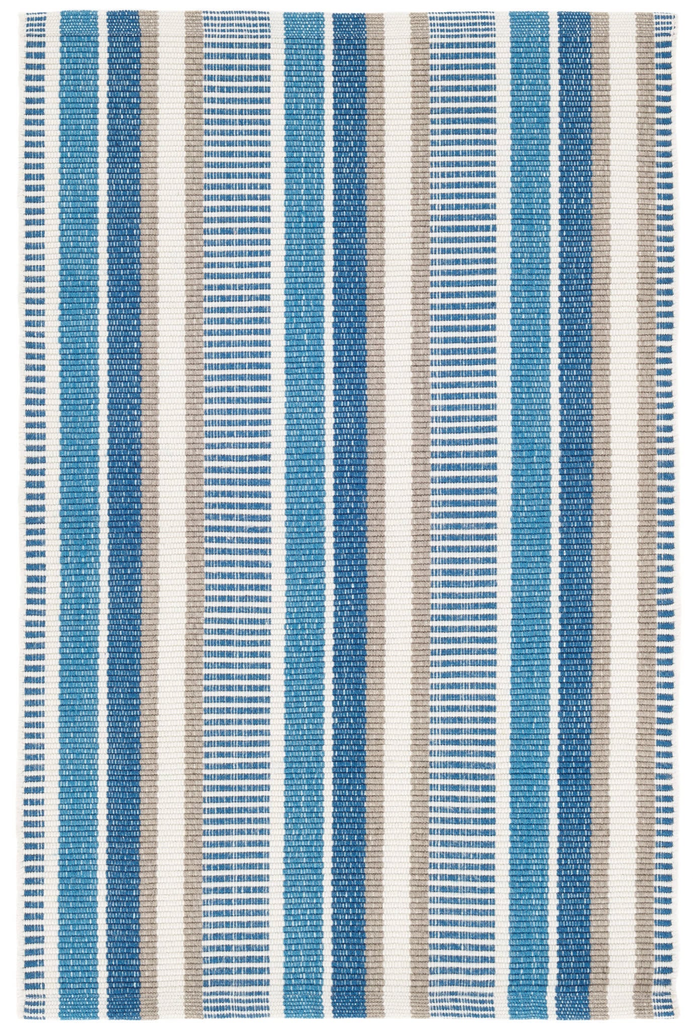 Always Greener Handwoven Indoor/Outdoor Rug | Navy/French Blue