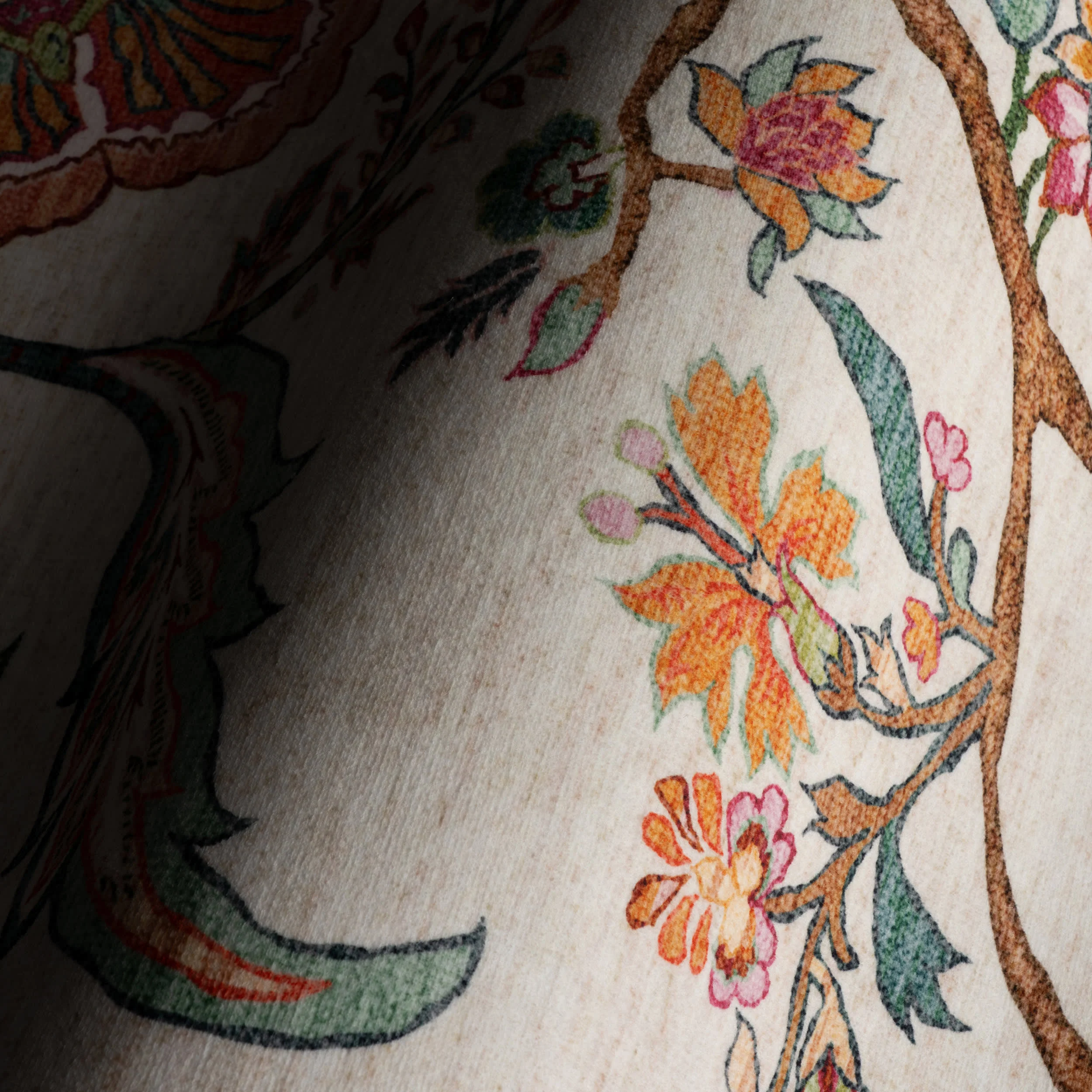 Amaia Floral Washable Rug | Multicolor - Image 3