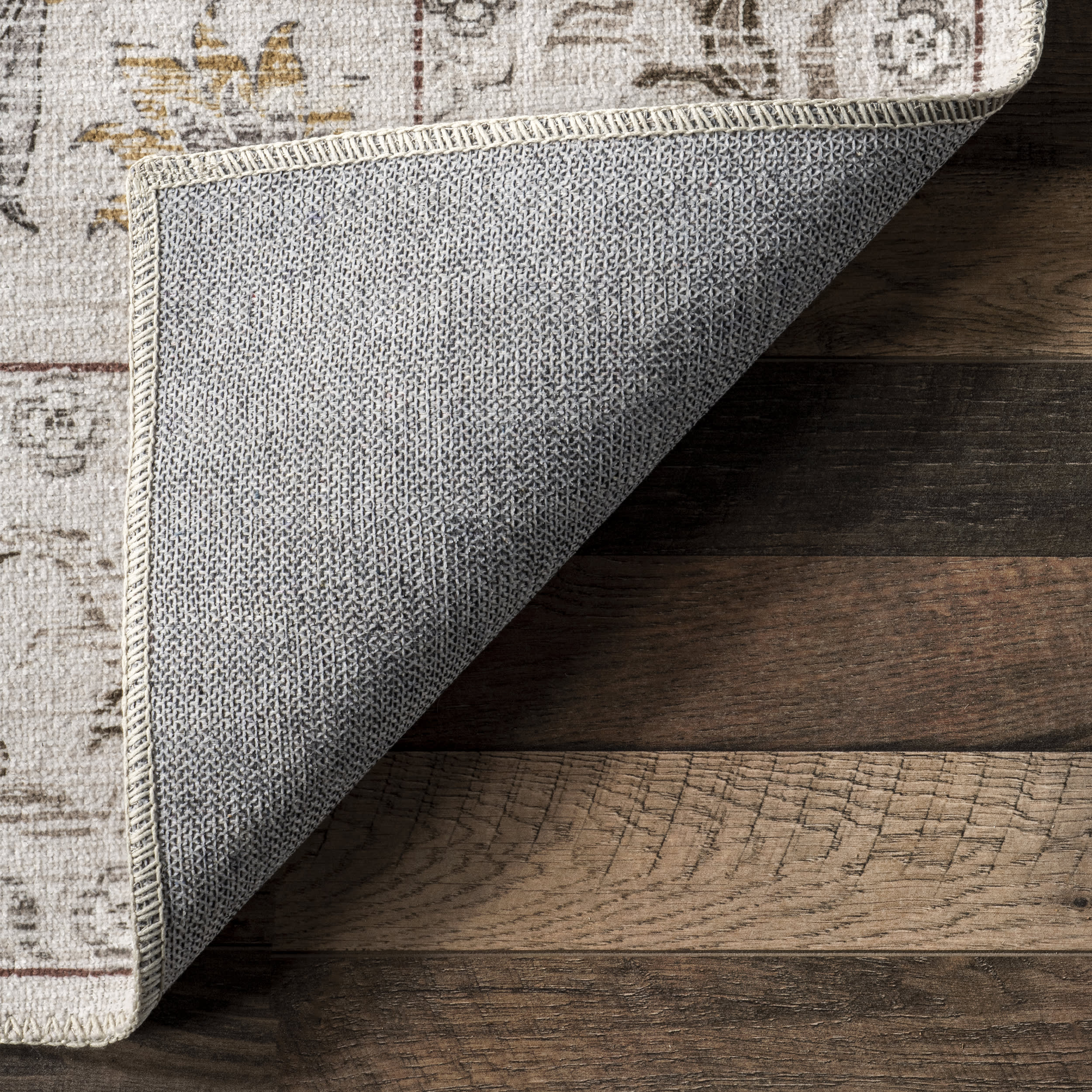 Amalea Medallion Washable Rug | Beige - Image 6