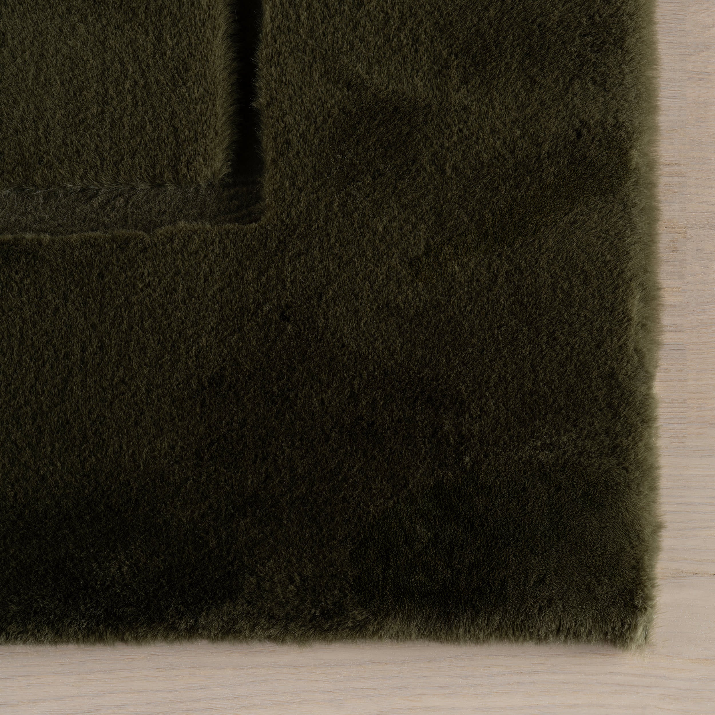 Amberly Solid Cloud Washable Rug | Green - Image 4