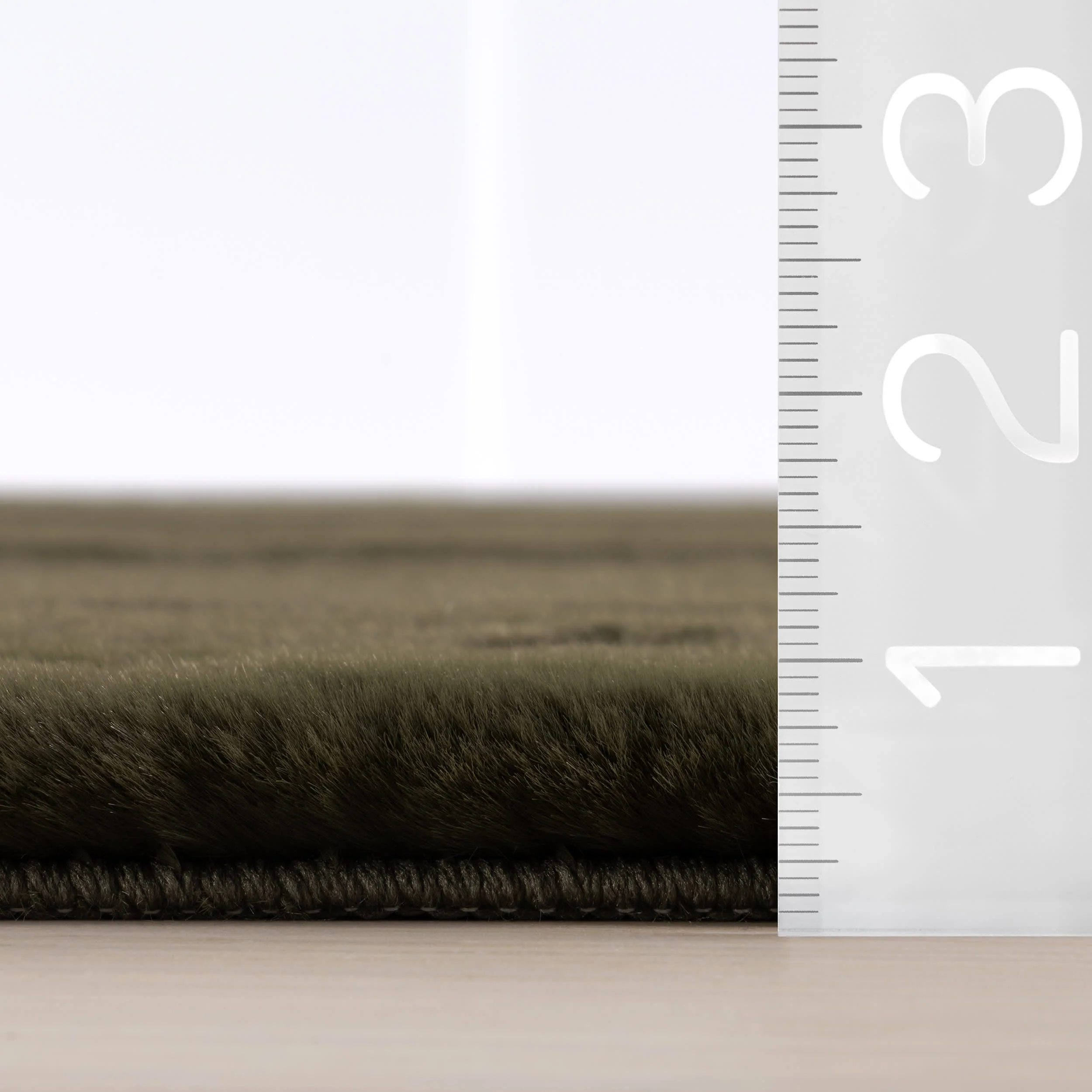 Amberly Solid Cloud Washable Rug | Green - Image 6