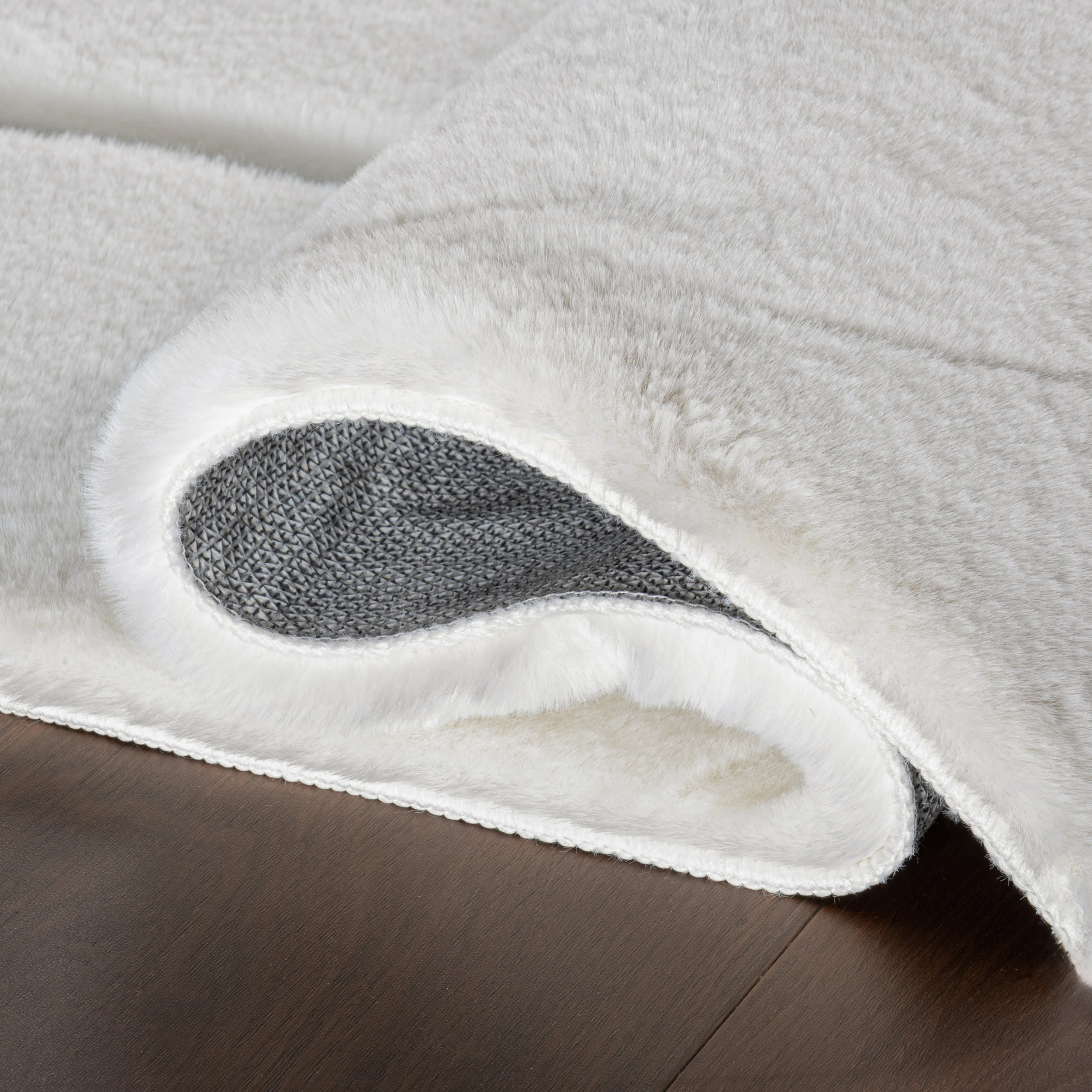 Amberly Solid Cloud Washable Rug | Off White - Image 11