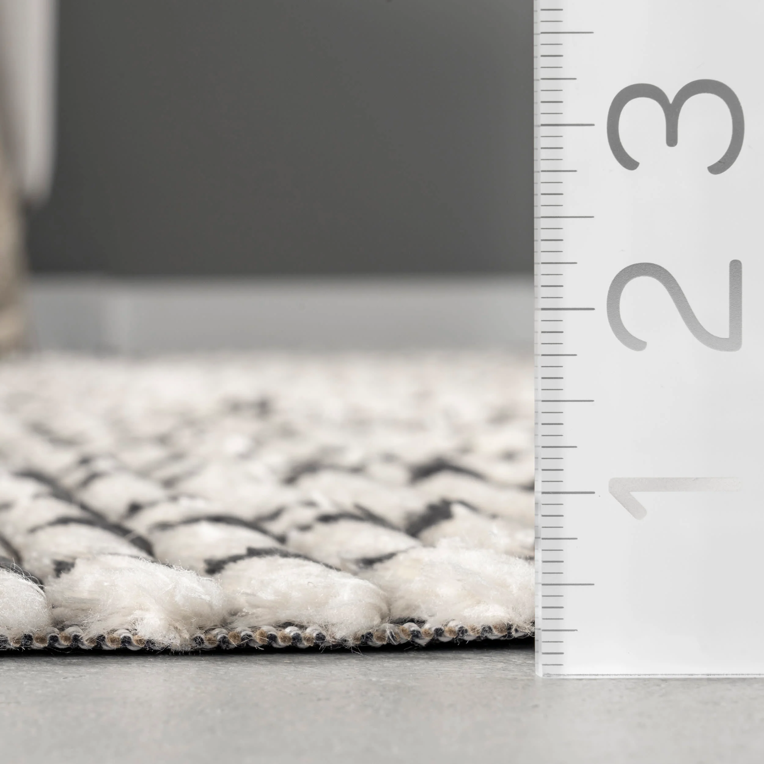 Amelia Double Diamond Rug | Beige - Image 5