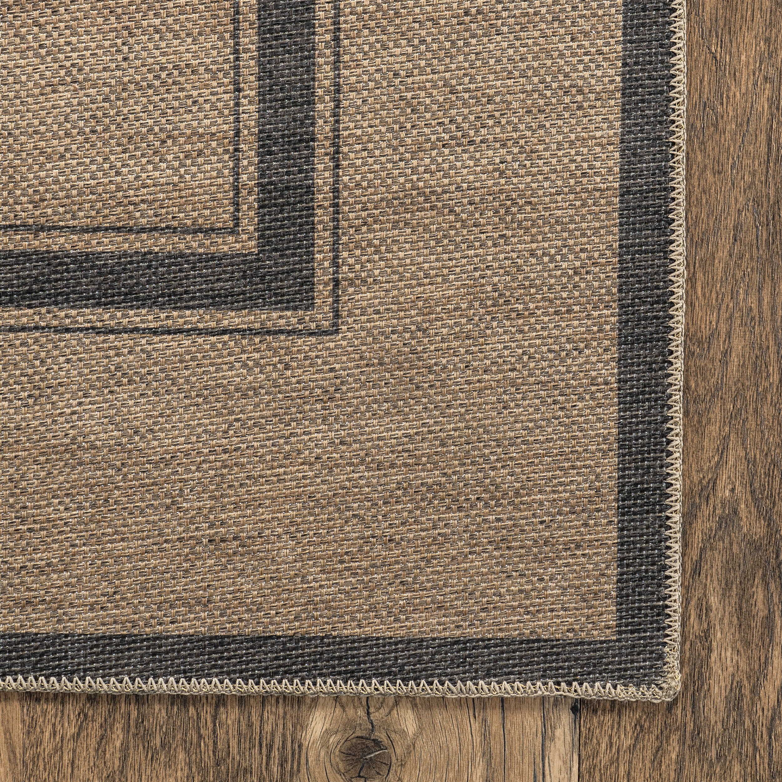 Amelina Easy-Jute Washable Southwestern Rug | Brown - Image 3