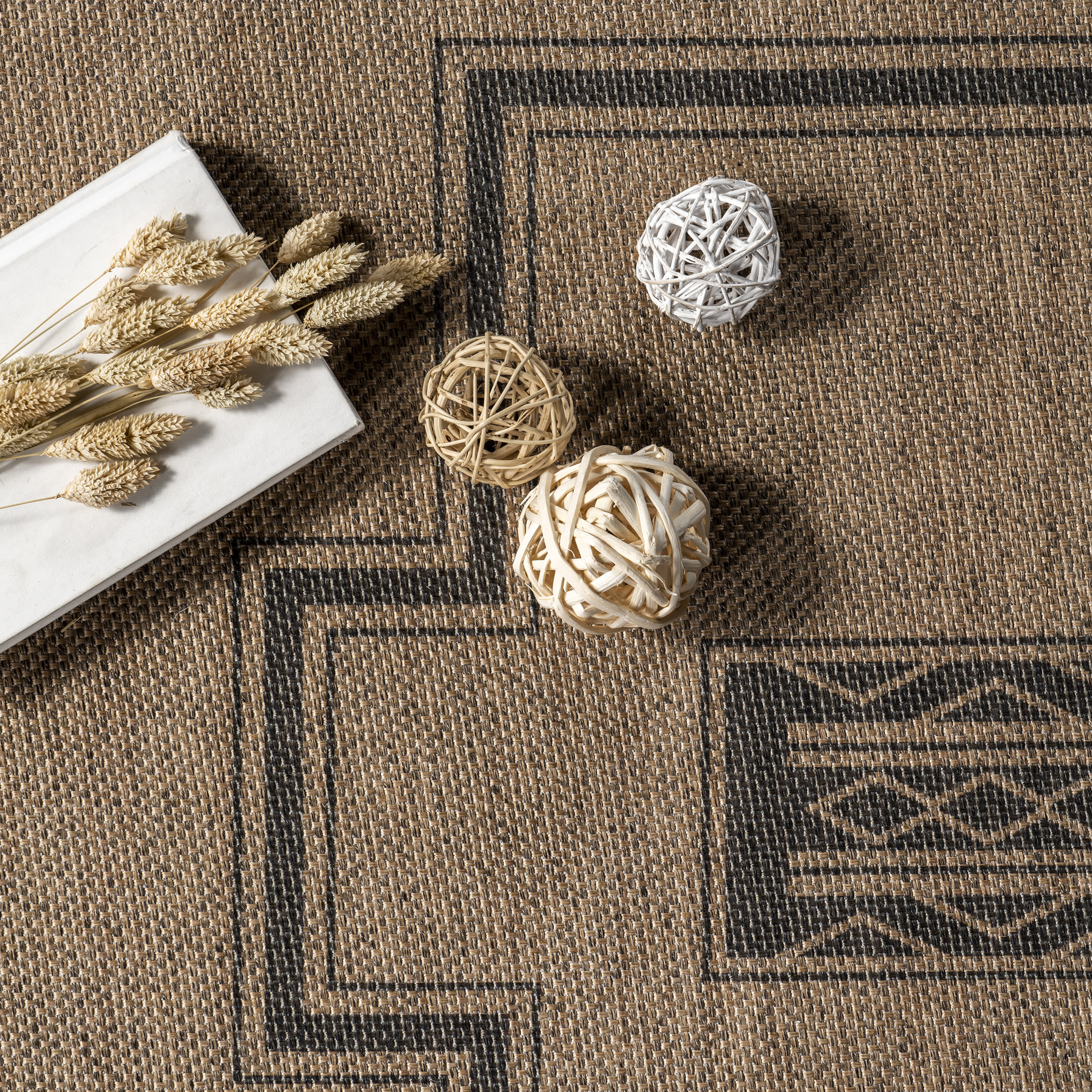 Amelina Easy-Jute Washable Southwestern Rug | Brown - Image 7