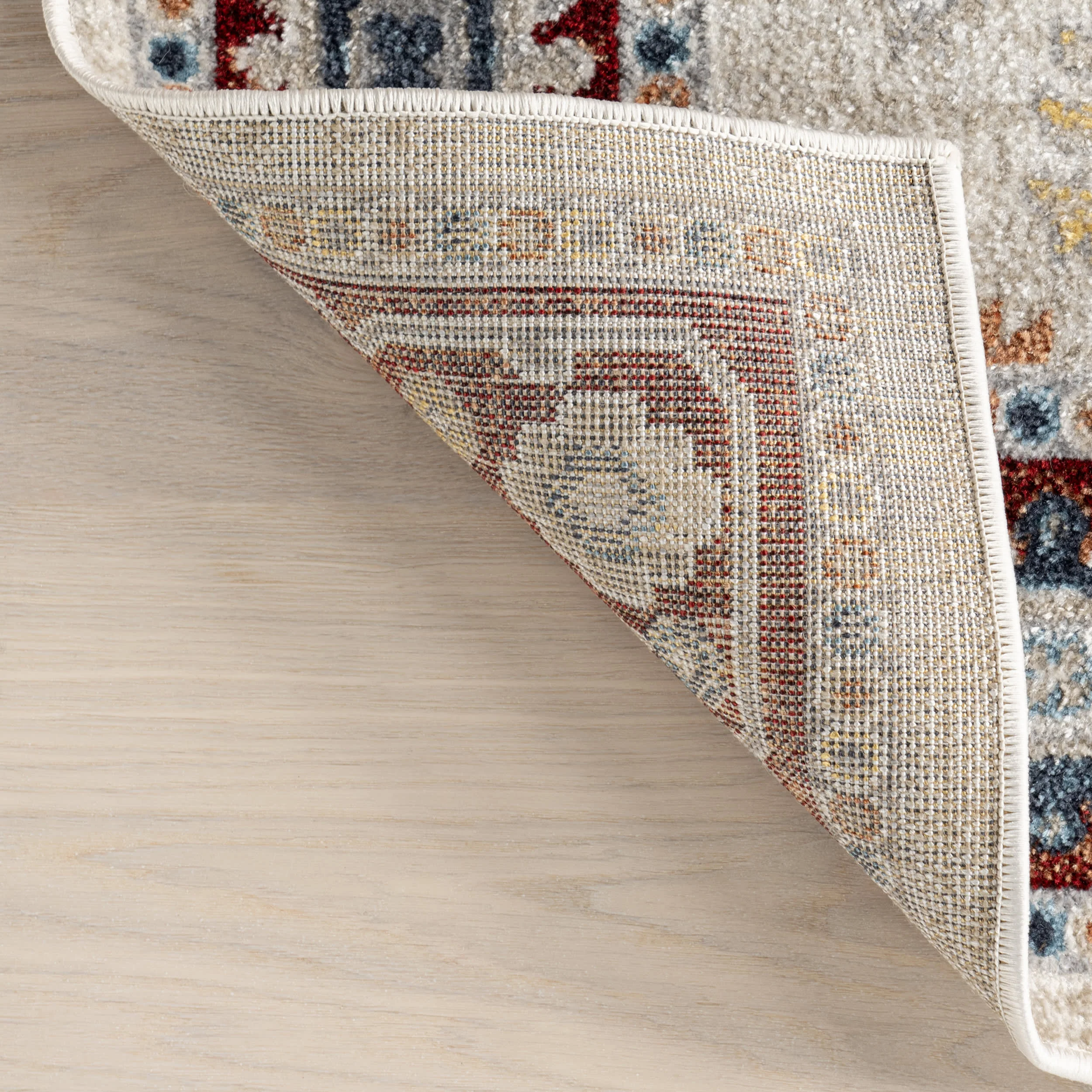 Anabelle Floral Medallion Washable Rug | Multicolor - Image 7