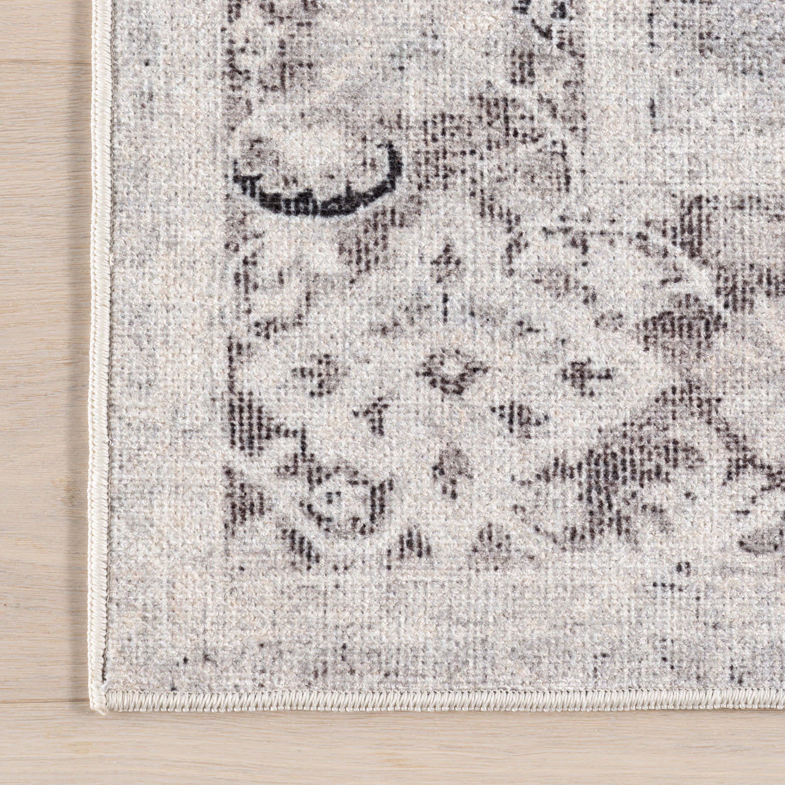 Analia Medallion Washable Rug | Brown - Image 4