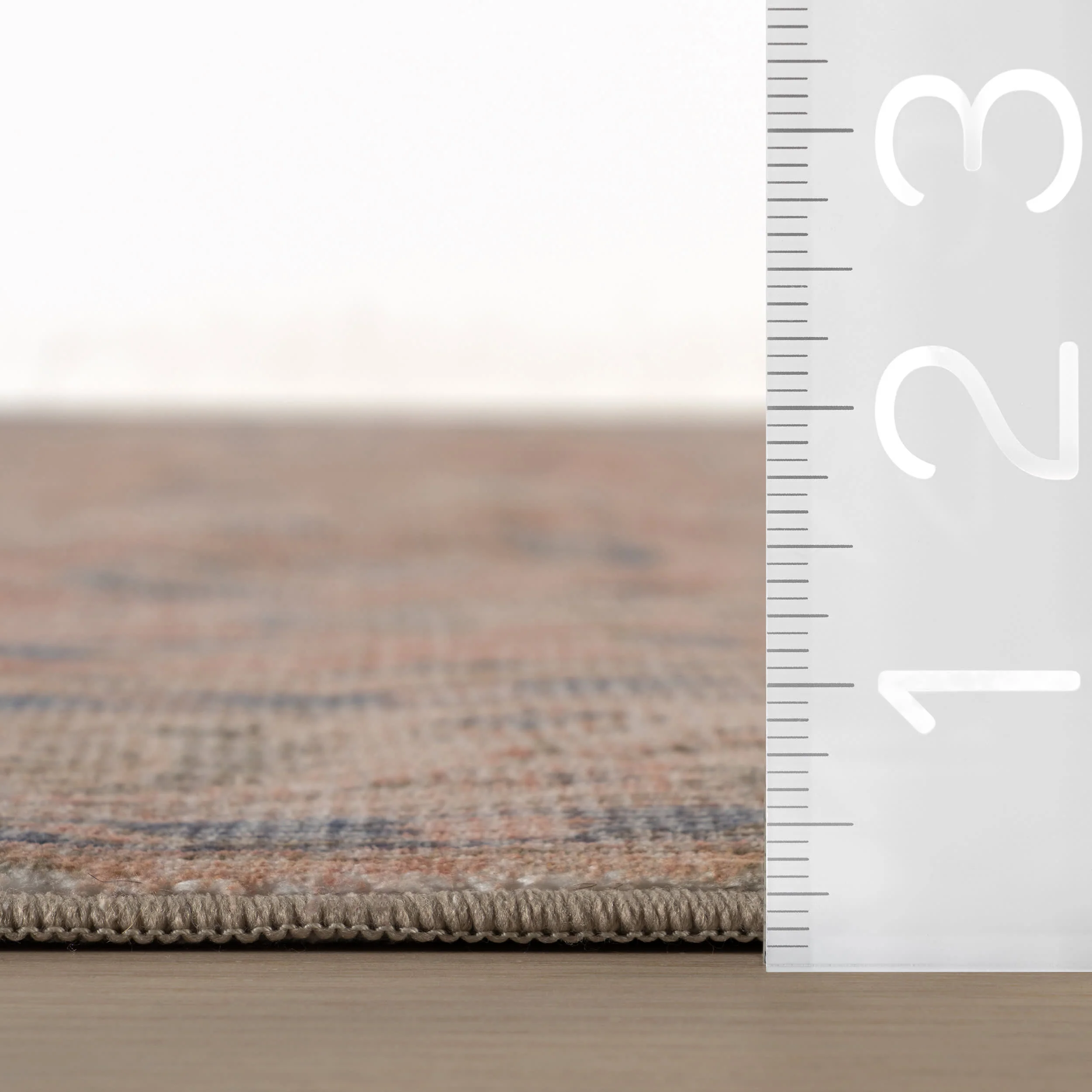 Anari Traditional Bordered Washable Rug | Peach - Image 5