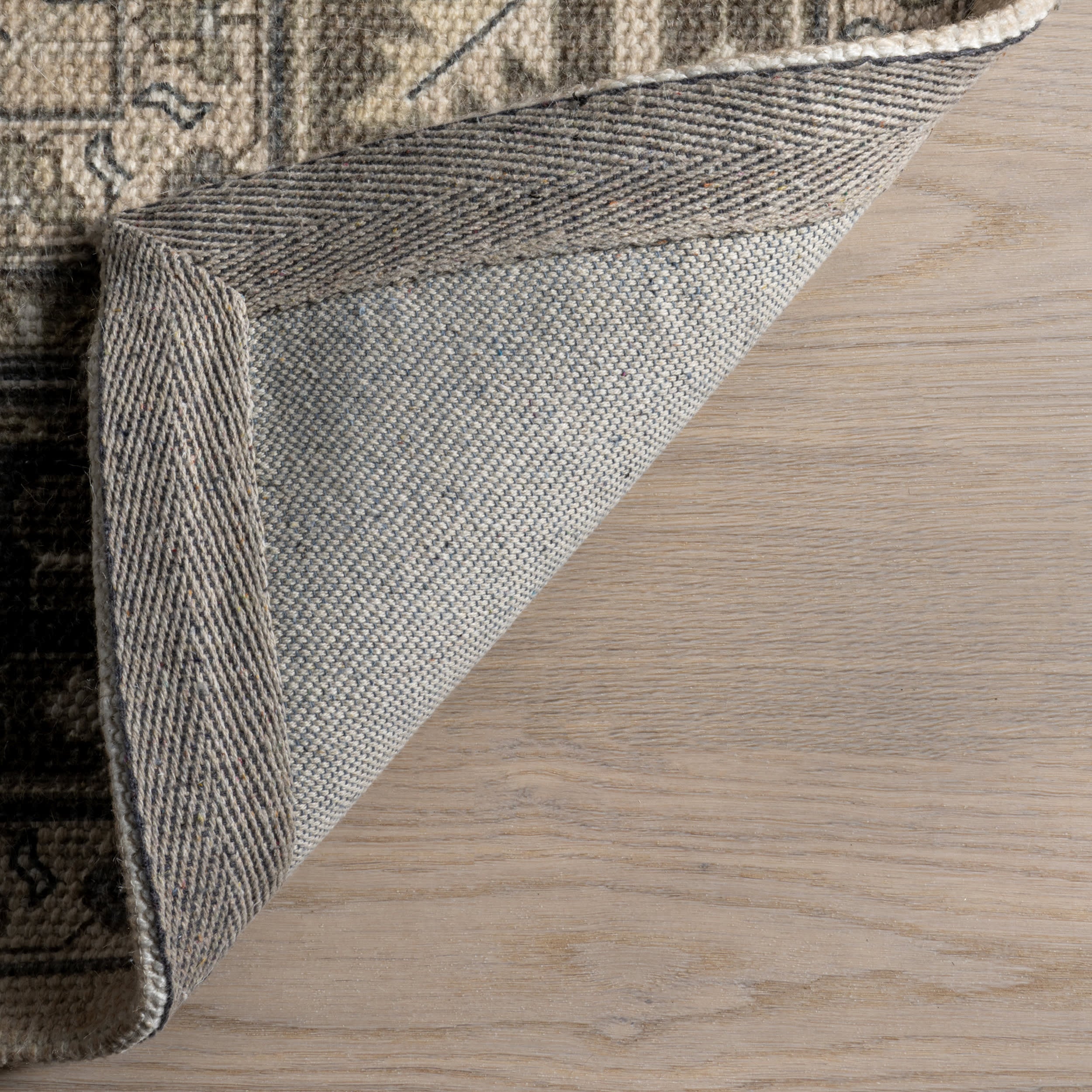 Anastasia Wool and Cotton Rug | Beige - Image 7