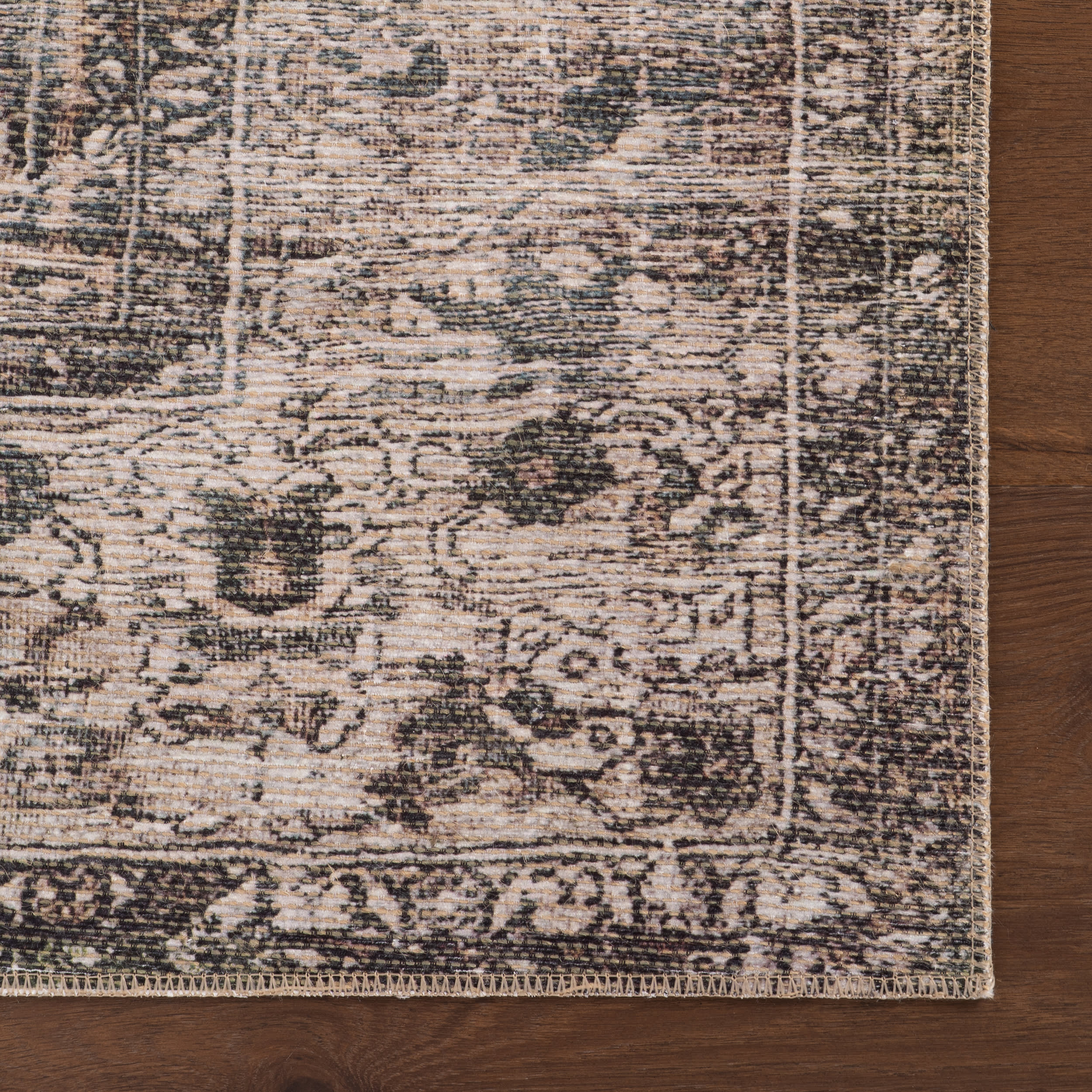 Annelore Antiqued Jute-Blend Rug | Sage - Image 4