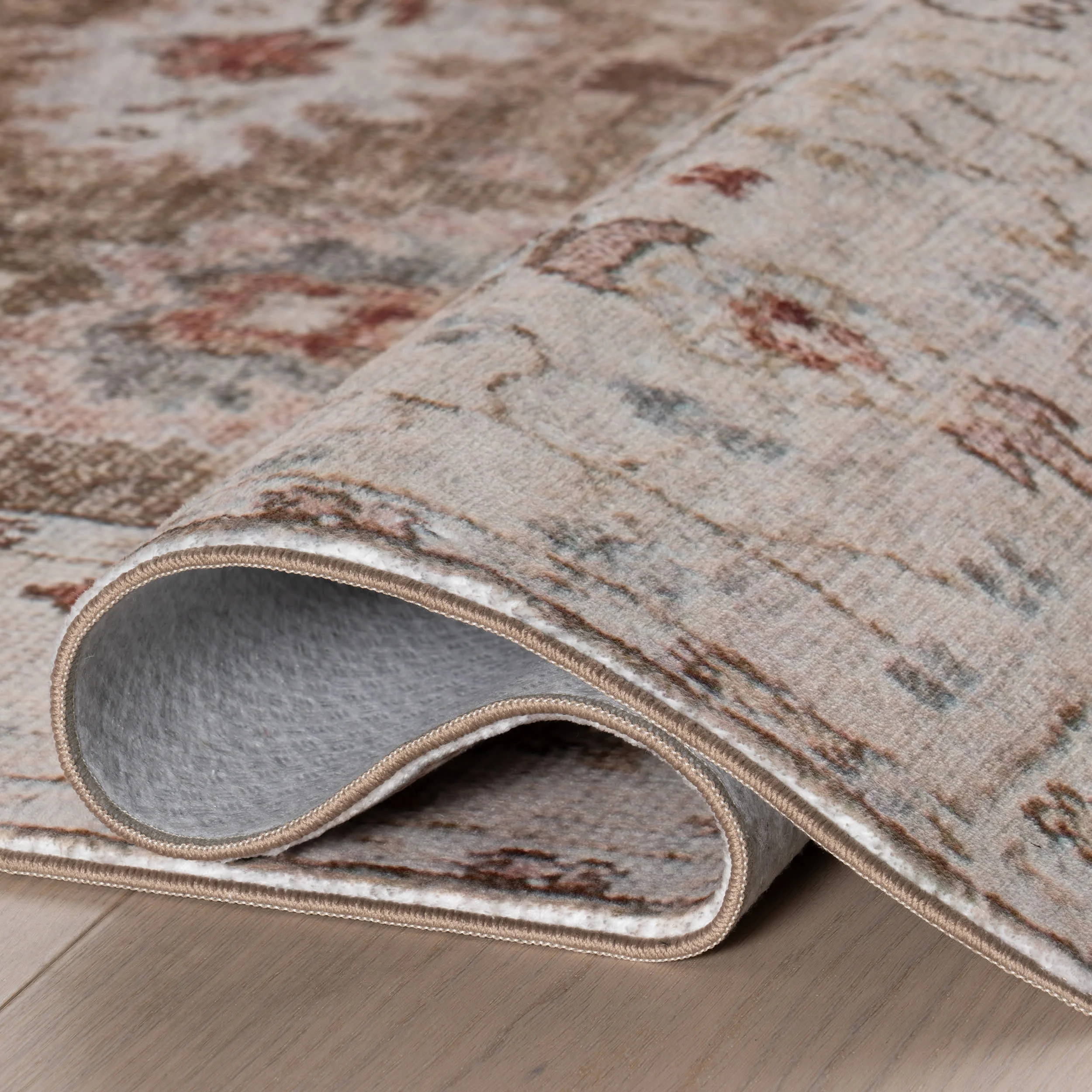 Anoukis Washable Rug | Brown - Image 7