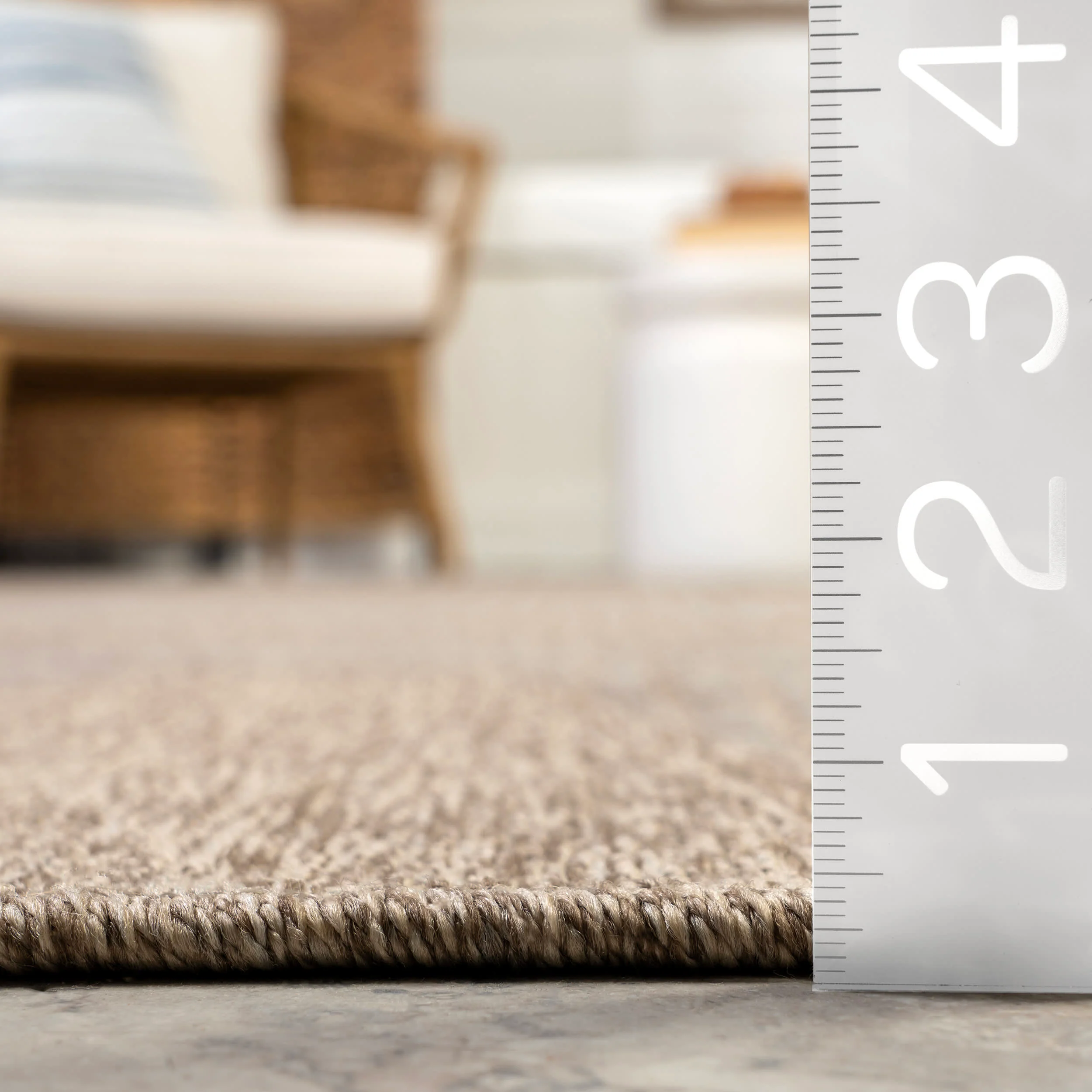 Ansley Abstract Collage Indoor/Outdoor Rug | Tan - Image 5