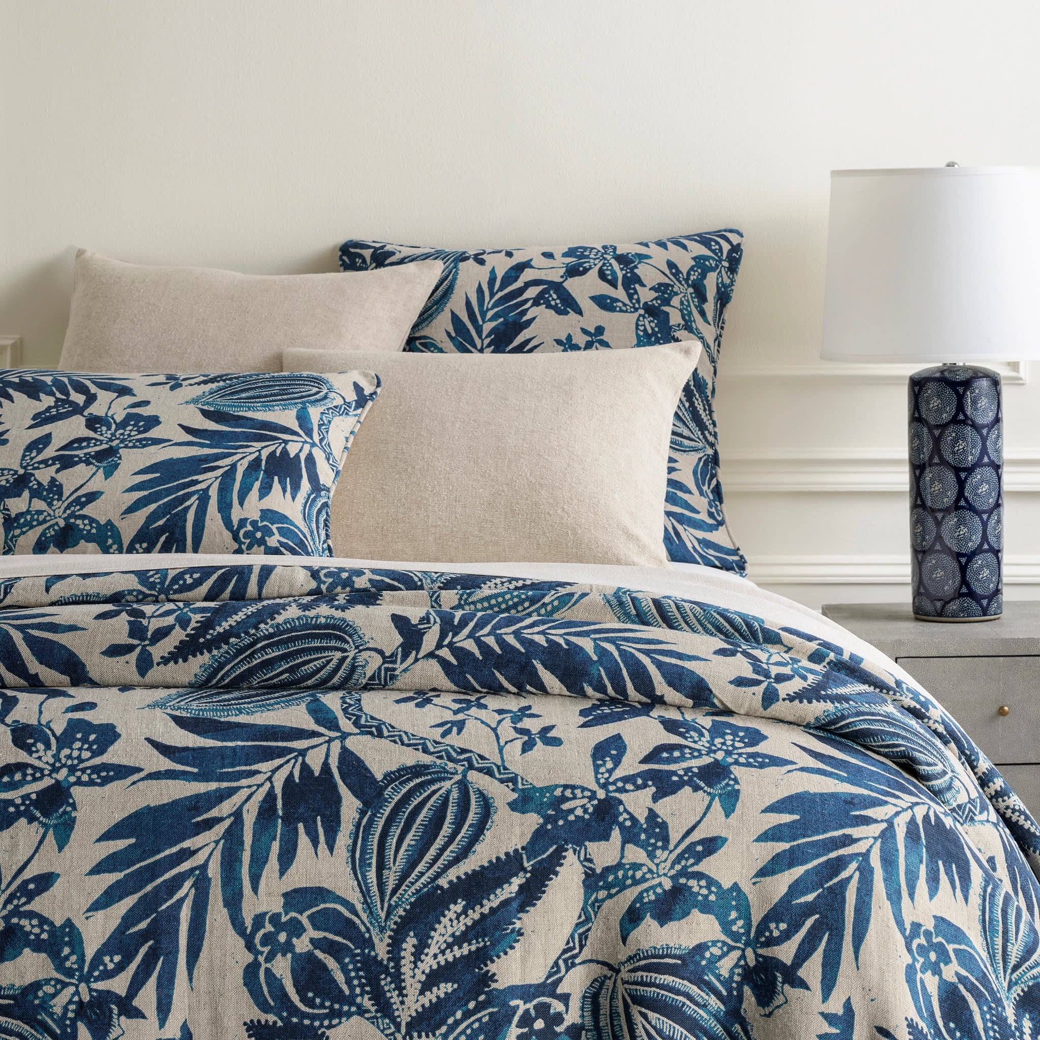 Antigua Linen duvet cover | Blue