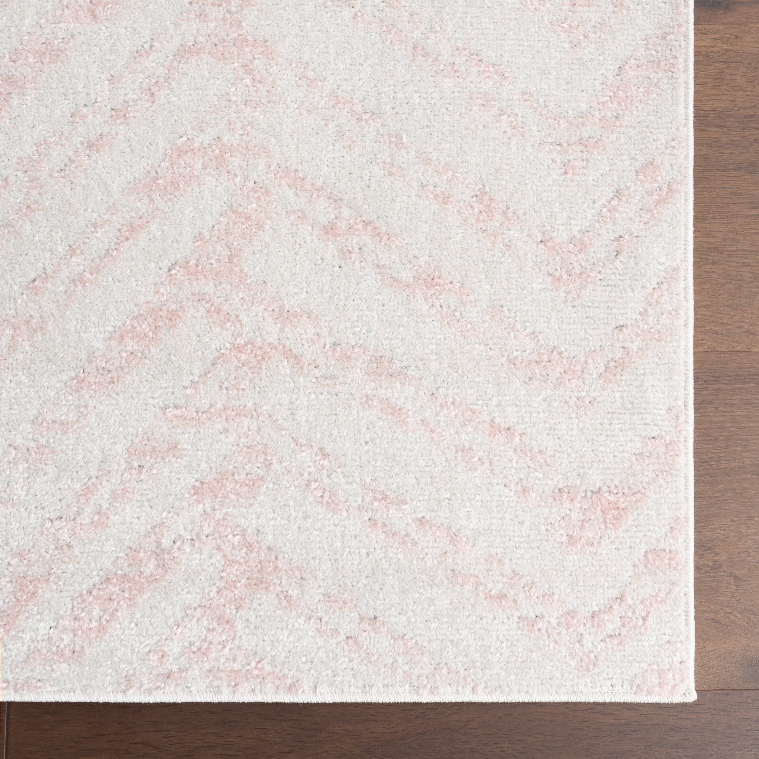 Antique Chevron Rug | Pink - Image 4