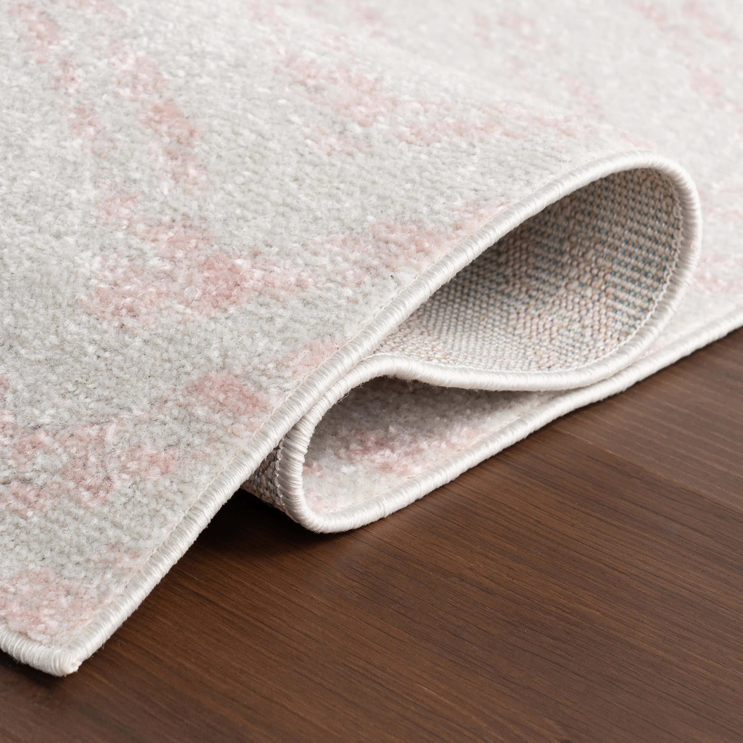 Antique Chevron Rug | Pink - Image 9