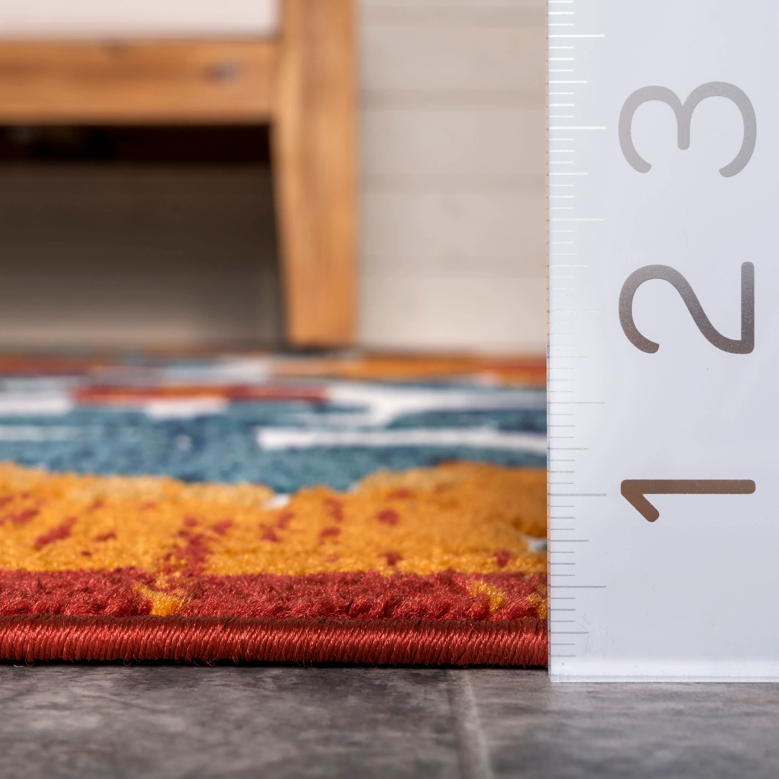 April Floral Garden Indoor/Outdoor Rug | Rust - Image 5