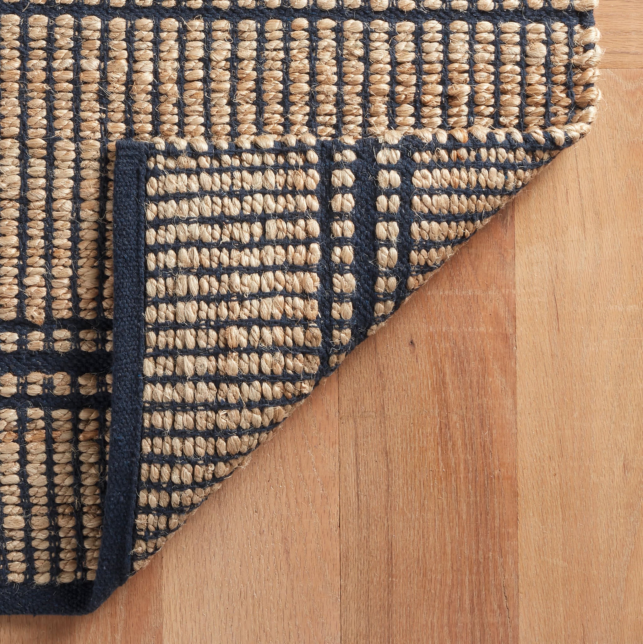 Arbor Handwoven Jute Rug | Navy - Image 6
