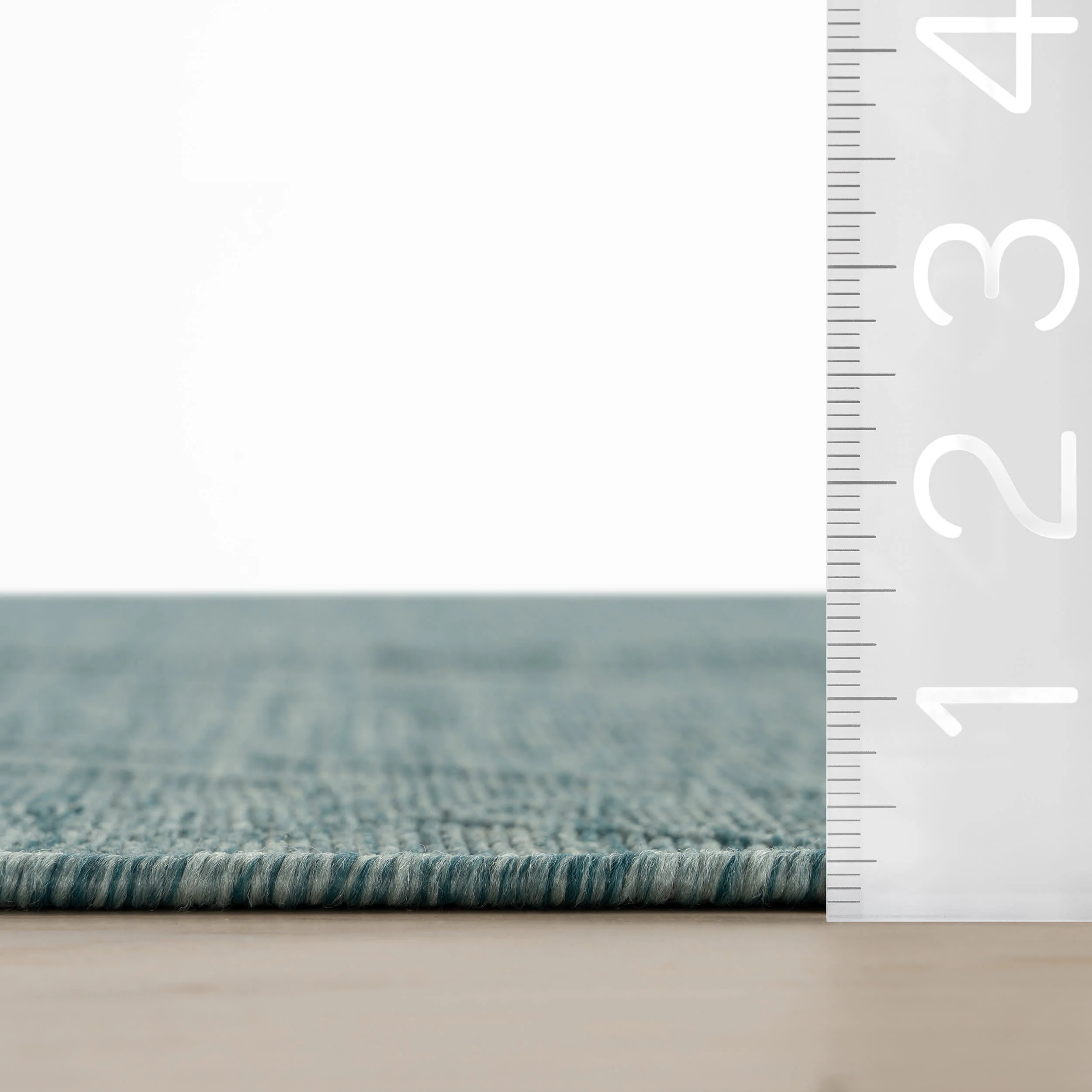 Ardena Modern Trellis Indoor/Outdoor Rug | Aqua - Image 6