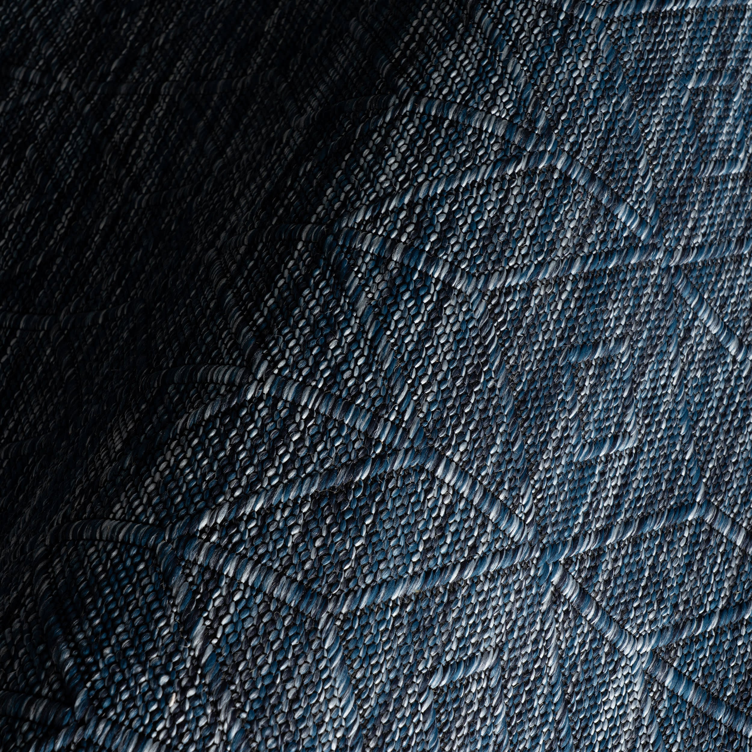 Ardena Modern Trellis Indoor/Outdoor Rug | Navy - Image 3