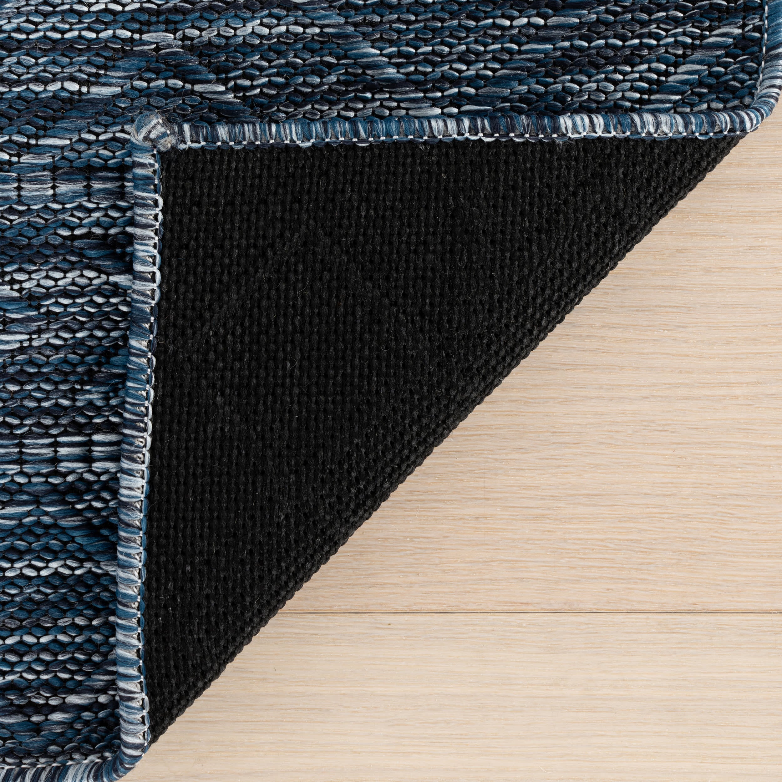 Ardena Modern Trellis Indoor/Outdoor Rug | Navy - Image 8