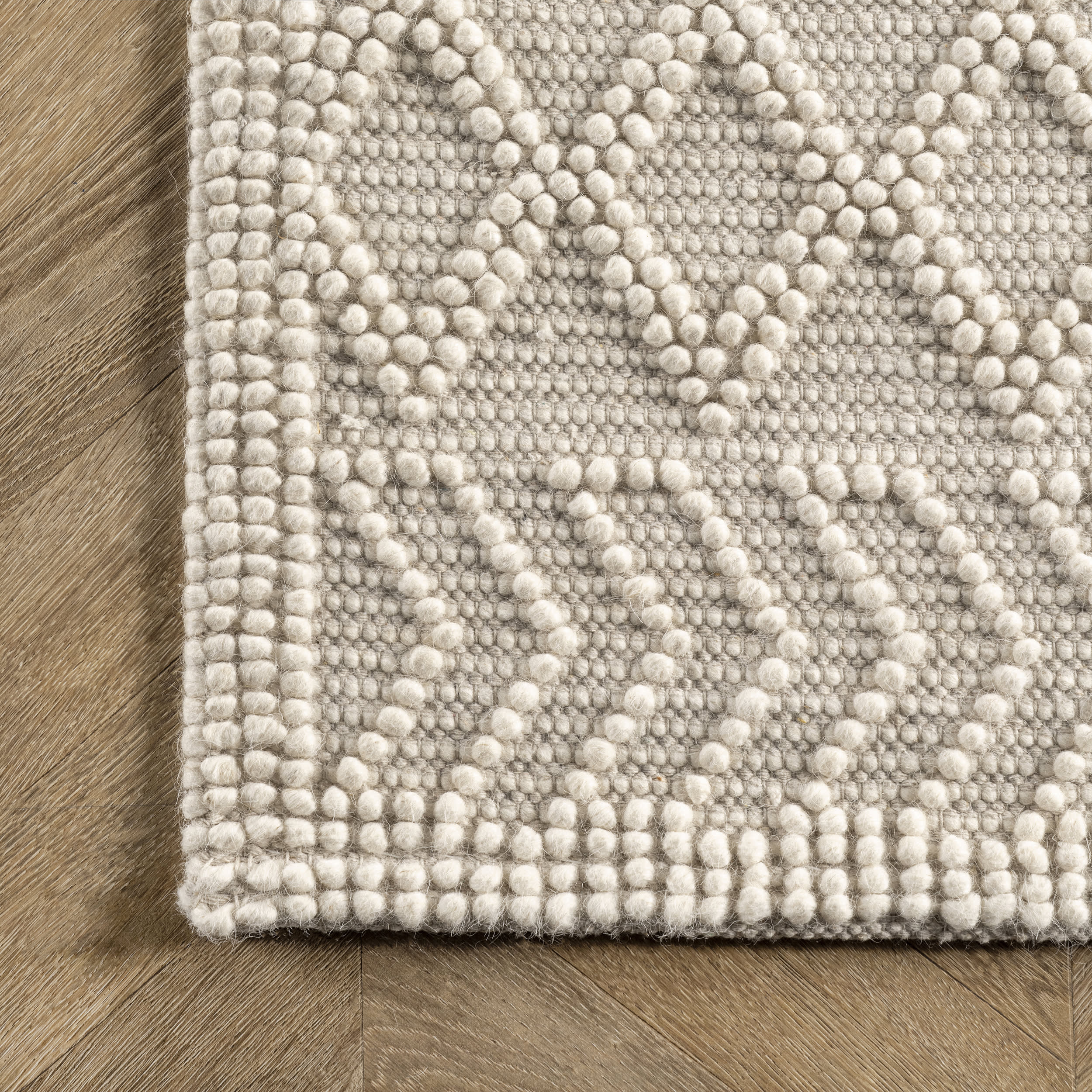 Argyle Trellis Rug | Ivory - Image 3