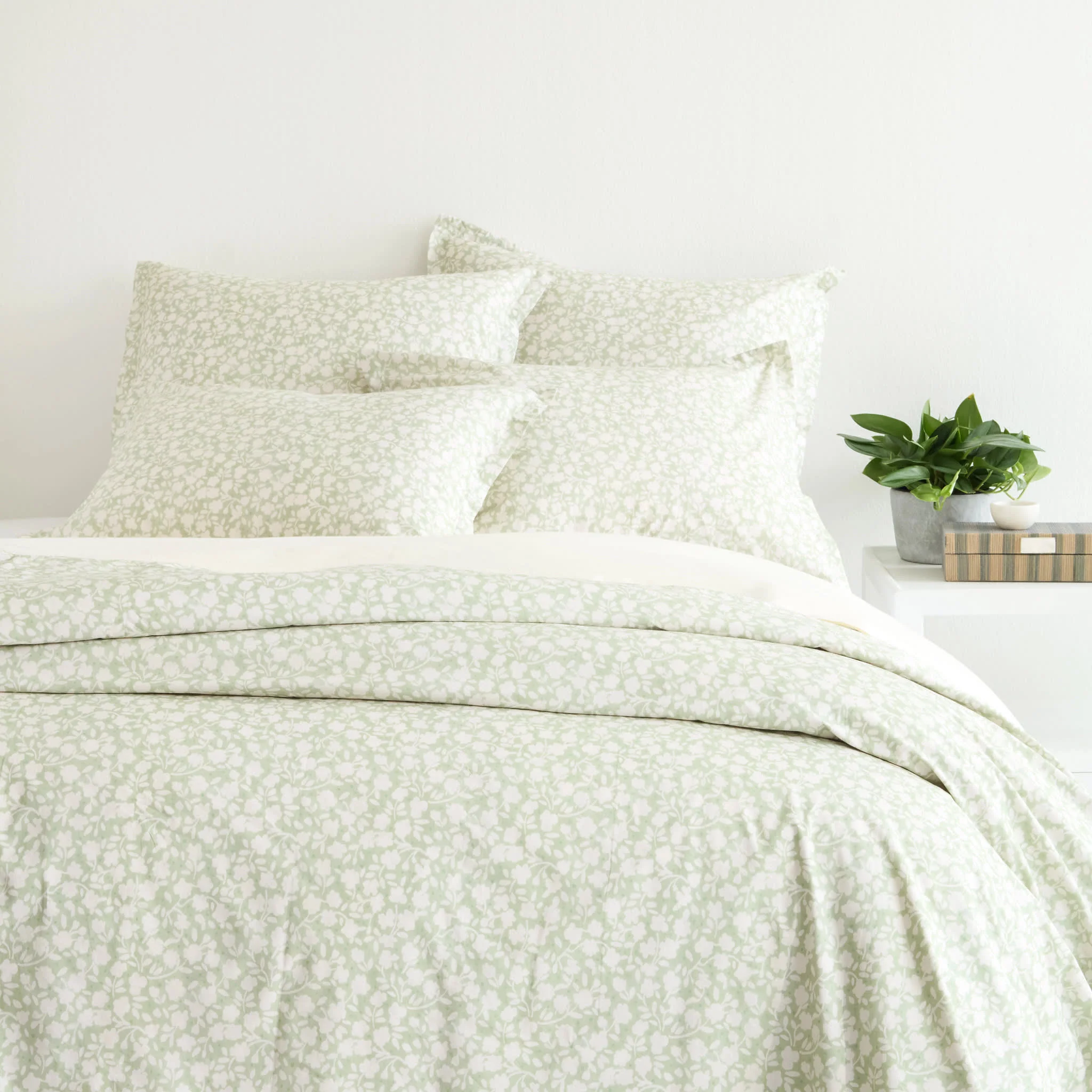 Aria Duvet Cover | Sage