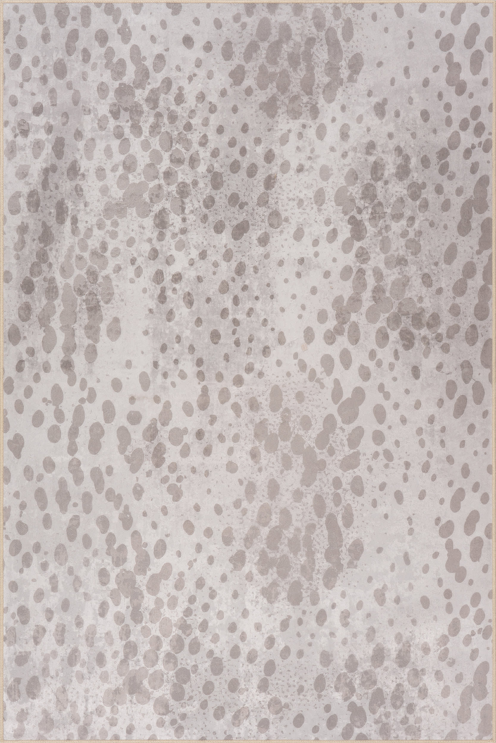 Aricela Modern Animal Print Washable Rug | Taupe
