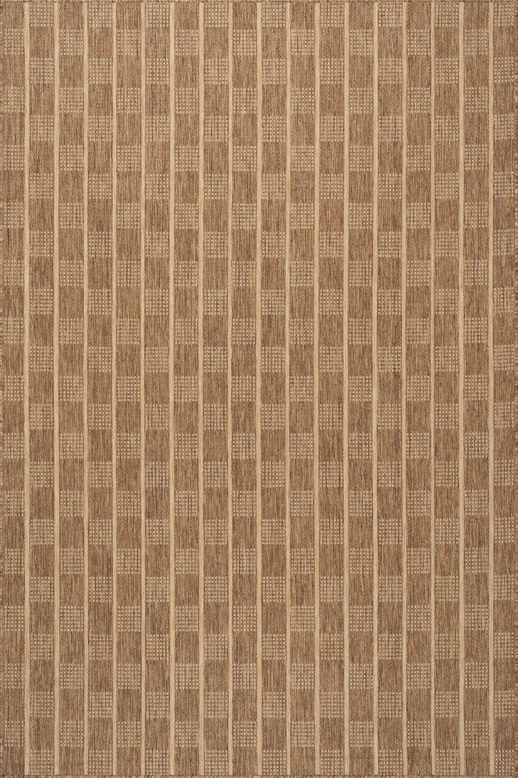 Ariselle Striped Indoor/Outdoor Rug | Light Brown
