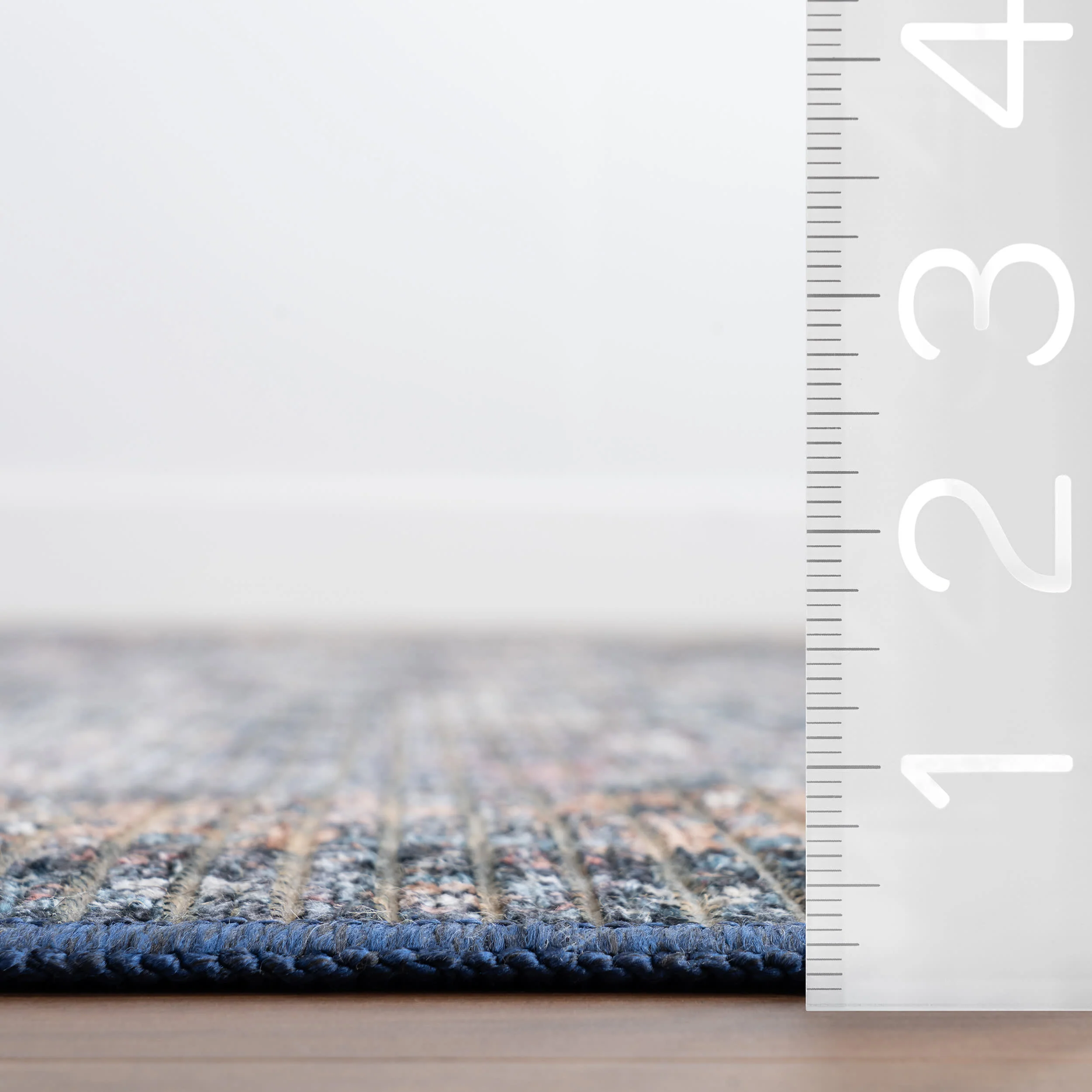 Arleth Medallion Washable Rug | Dark Grey - Image 6