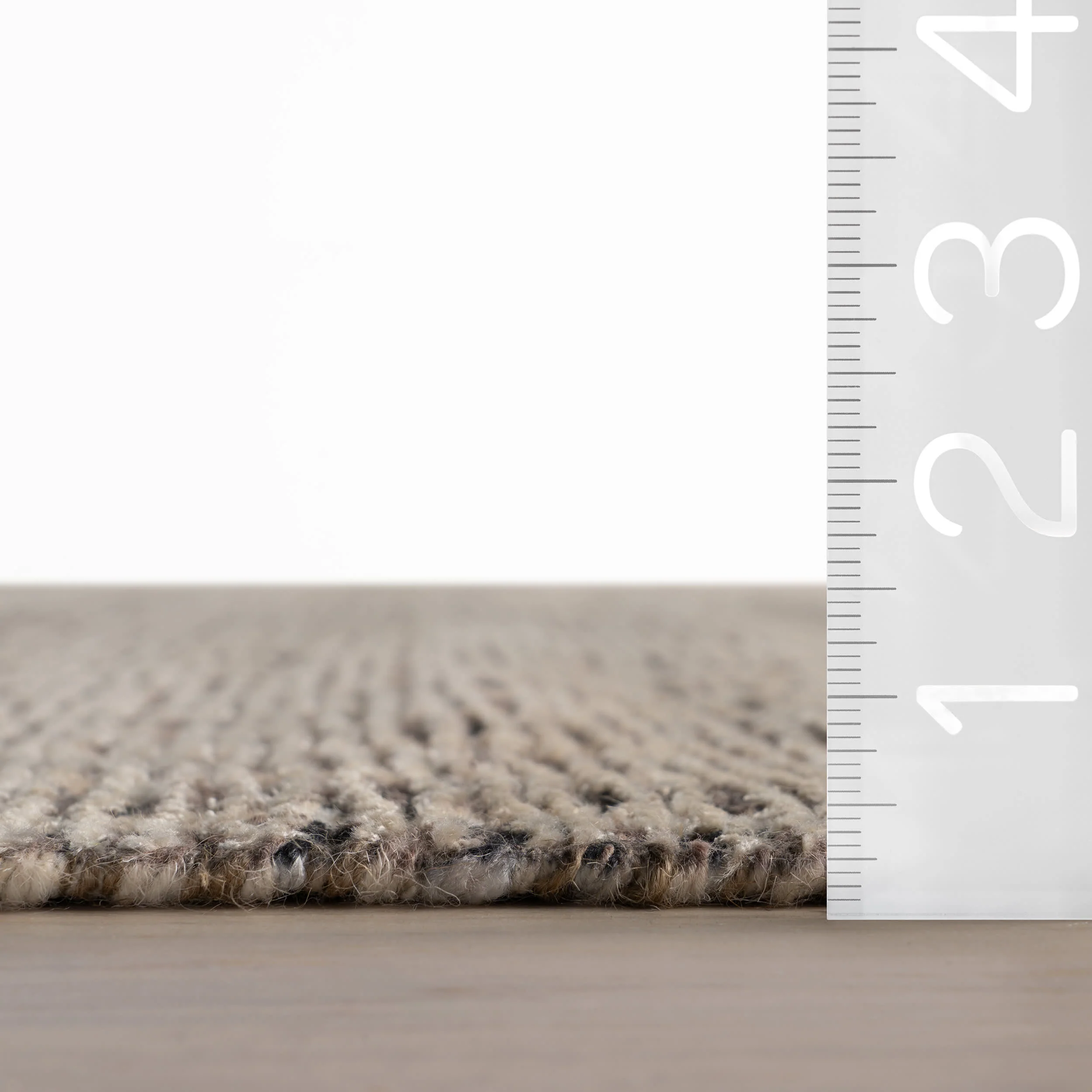 Arlo Bohemian Striped Hand Woven Rug | Natural - Image 5