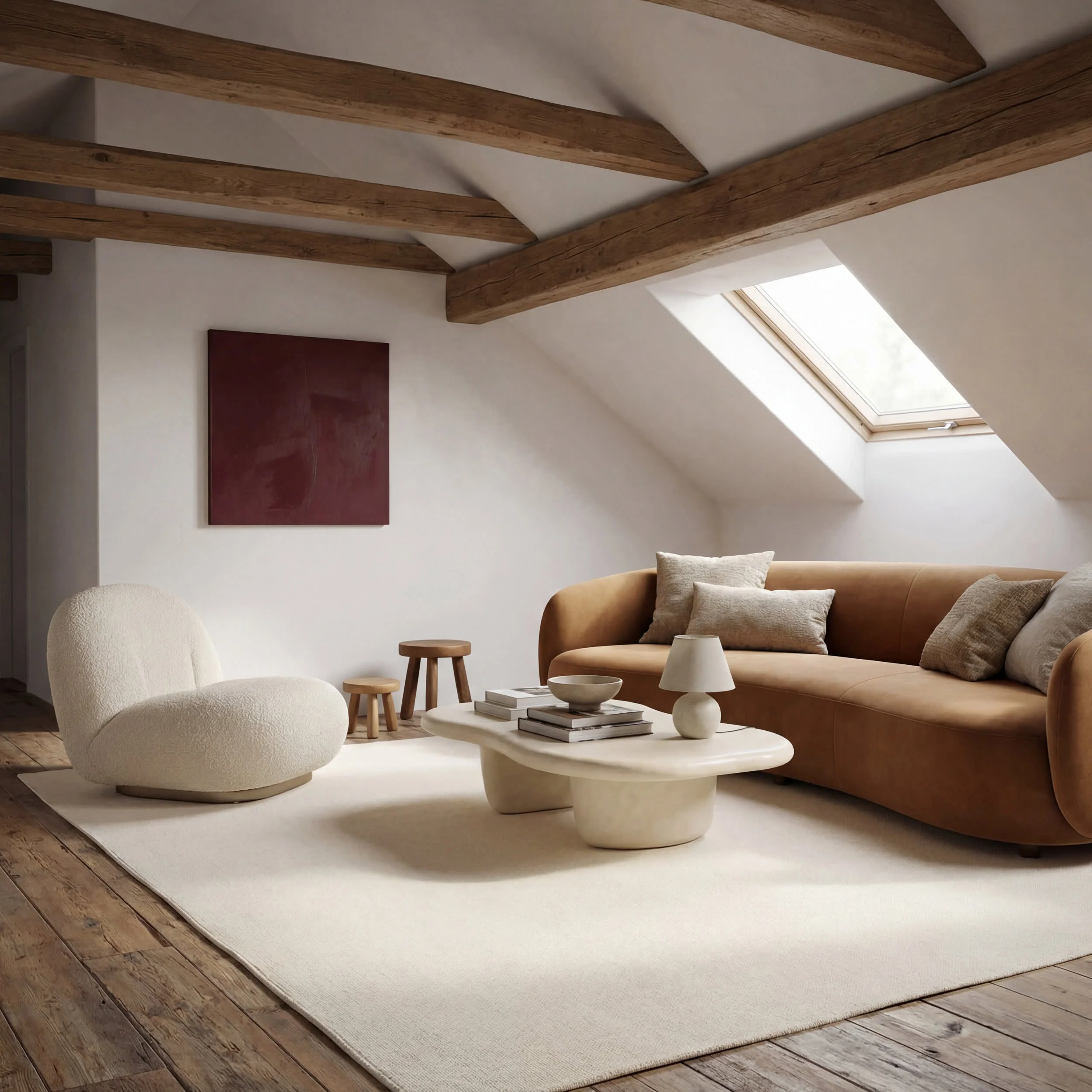 Speckled Wool-Blend Rug | Alabaster - Image 2